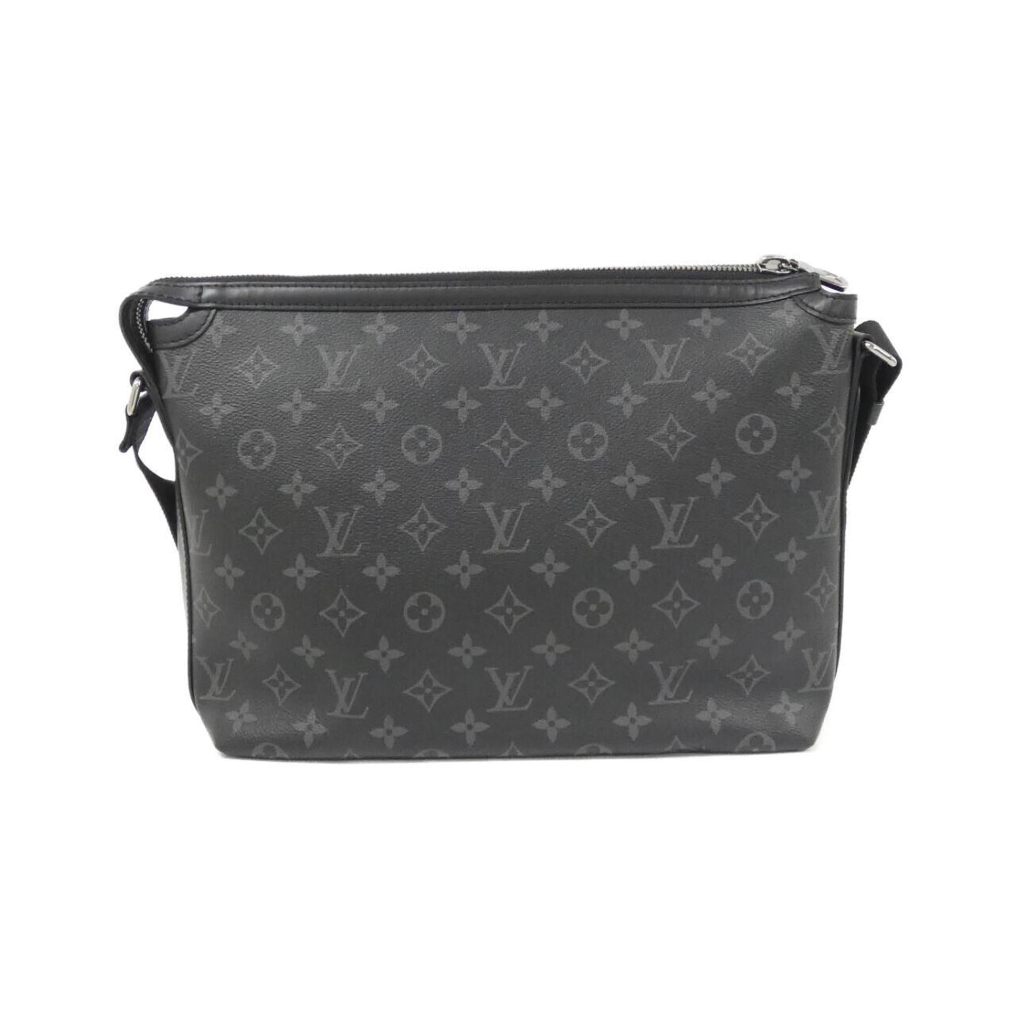 Louis Vuitton Black Coated Canvas Shoulder Bag (Pre-Owned)