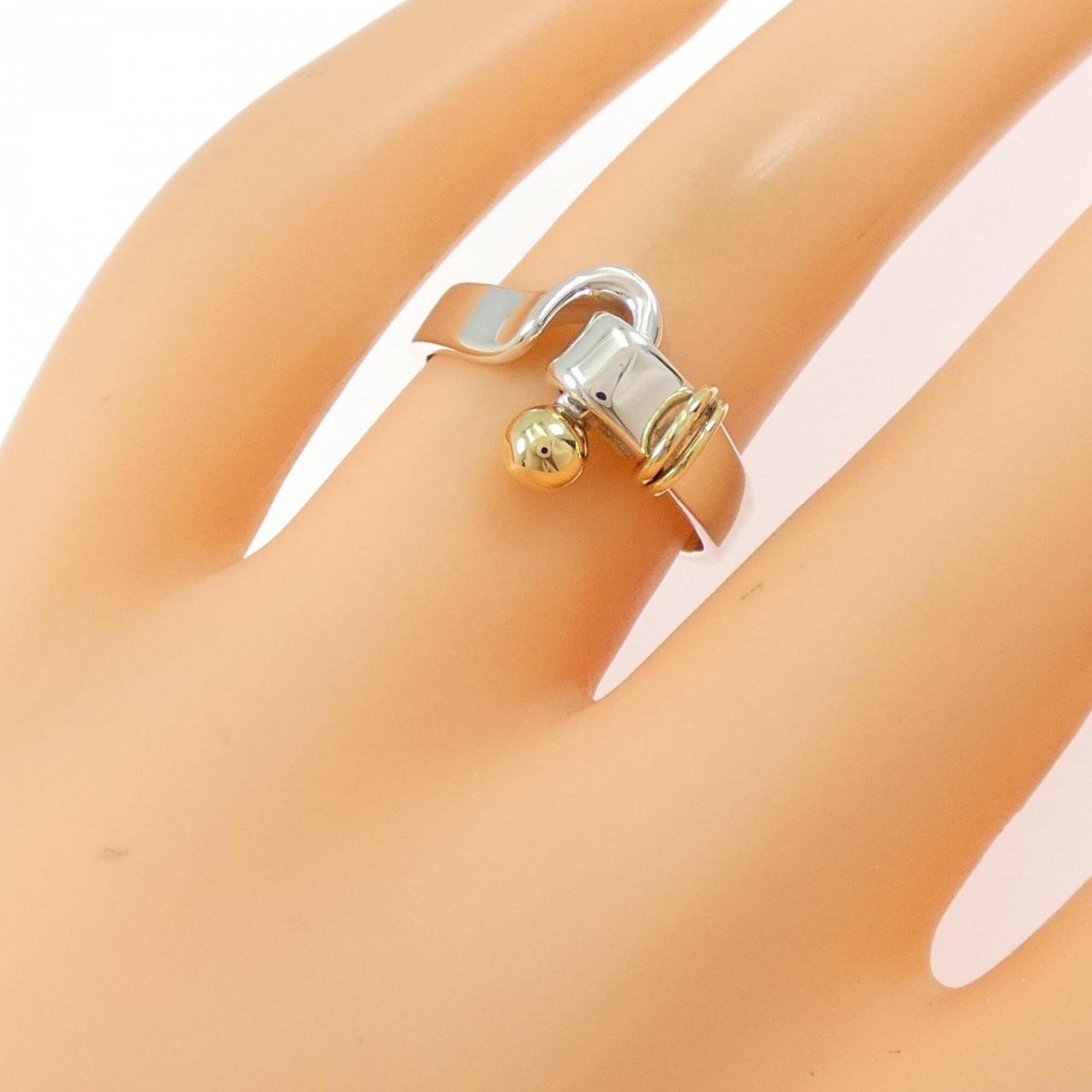 Tiffany Yellow Gold (18K) Silver 925 Band Ring (Pre-Owned)