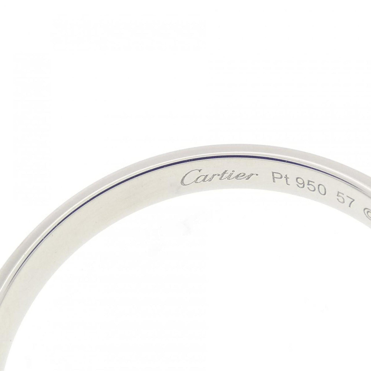Cartier Platinum 950 Band Ring (Pre-Owned)