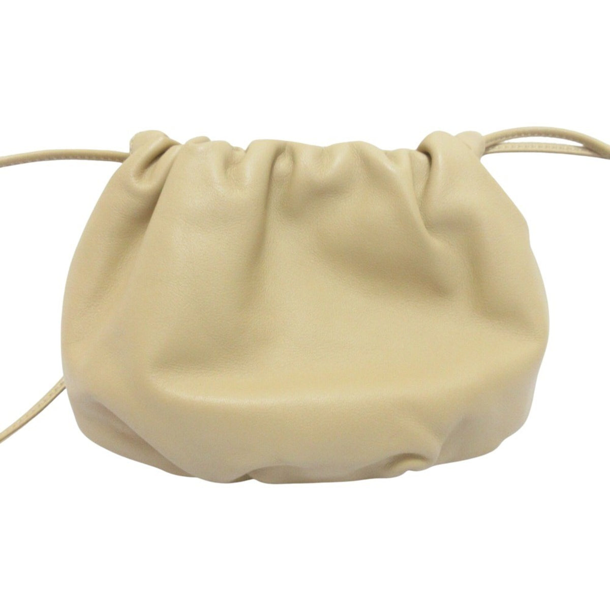 Bottega Veneta Beige Leather Shoulder Bag (Pre-Owned)