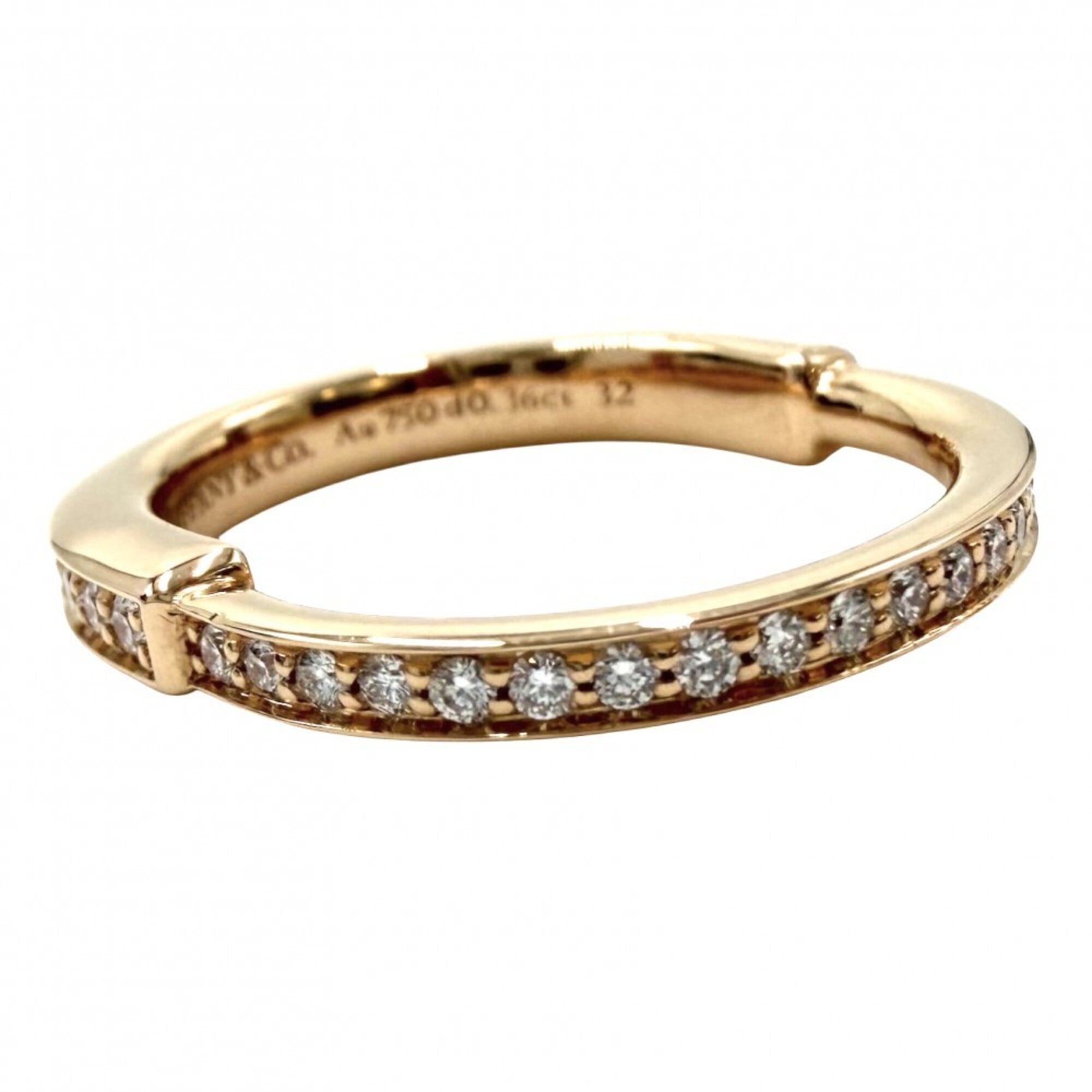 Tiffany Pink Gold (18K) Band Ring (Pre-Owned)