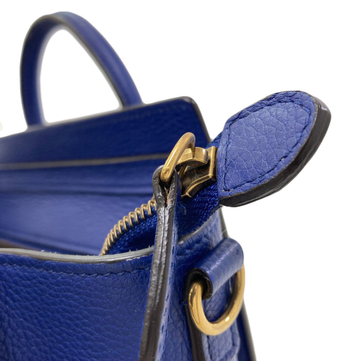 Celine Blue Leather Handbag (Pre-Owned)