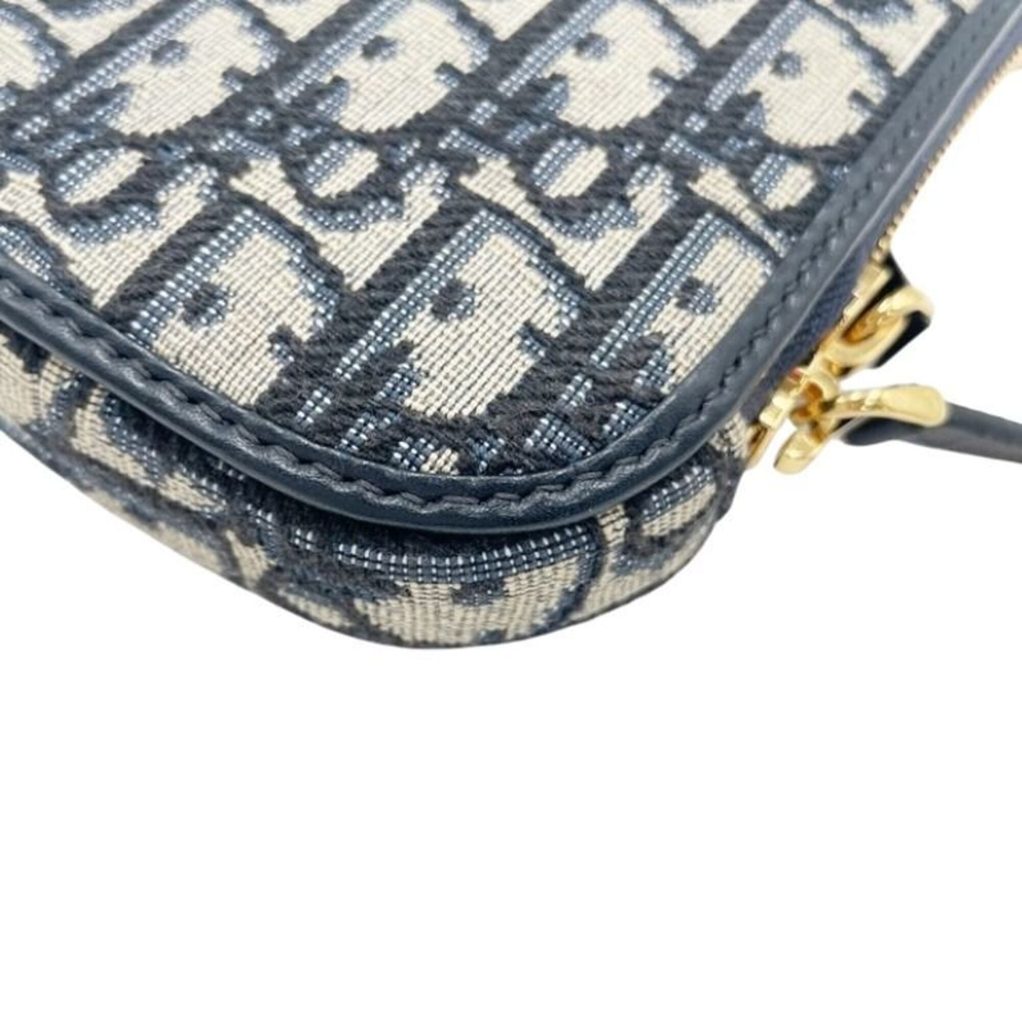 Christian Dior Blue Trotter Pochette Pouch Shoulder Bag (Pre-Owned)