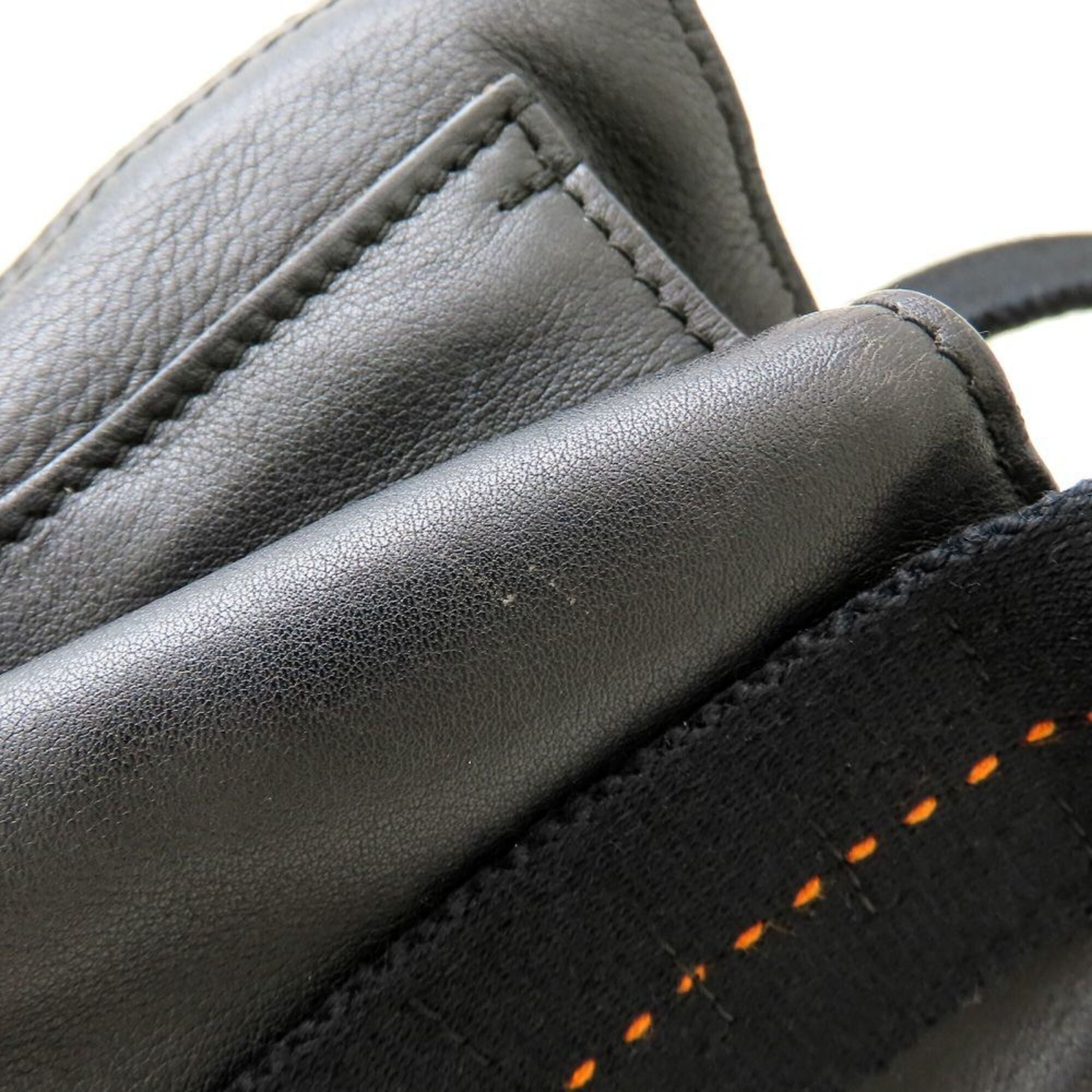 Hermes Black Veau Derma Handbag (Pre-Owned)
