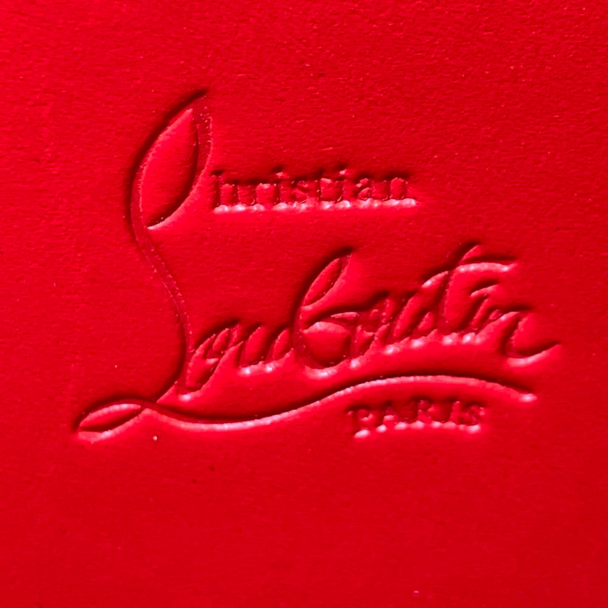 Christian Louboutin Multi-Color White Metal Leather Long Wallet (Bi-Fold) (Pre-Owned)