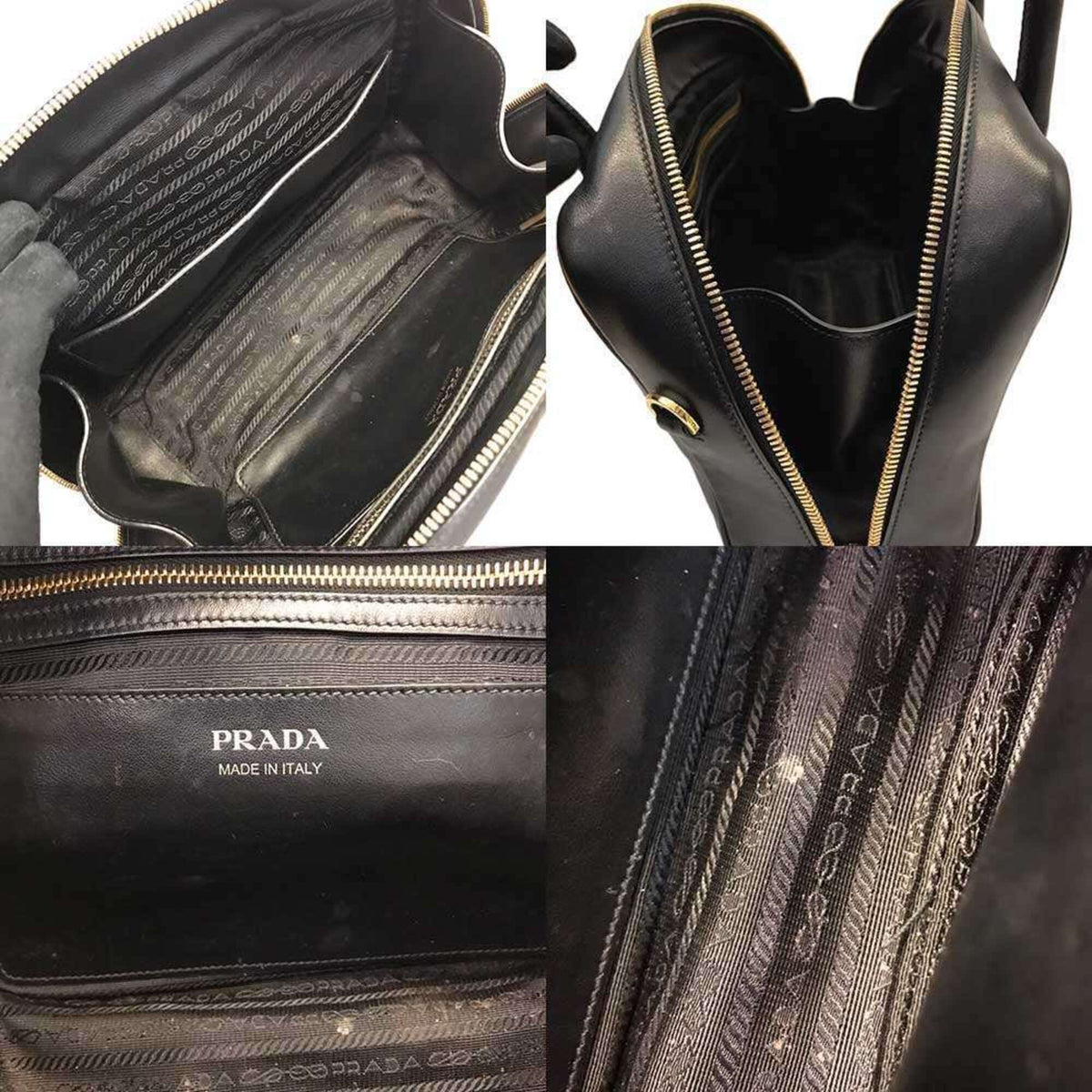 Prada Mirage Black Handbag (Pre-Owned)