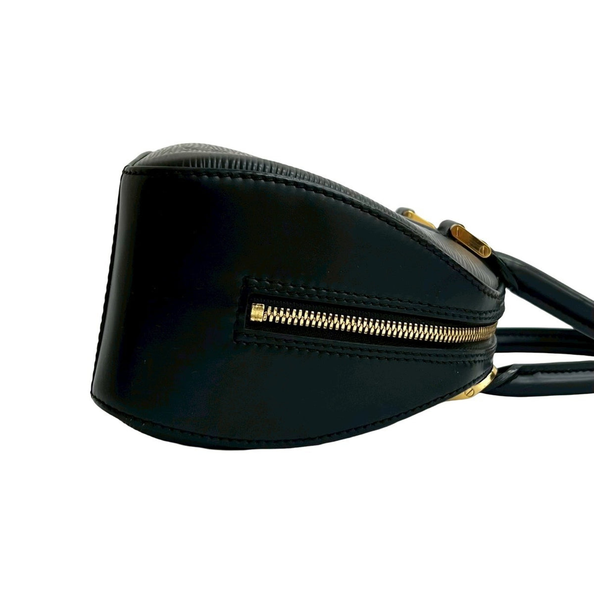 Louis Vuitton Black Epi Leather Boston Bag Handbag (Pre-Owned)