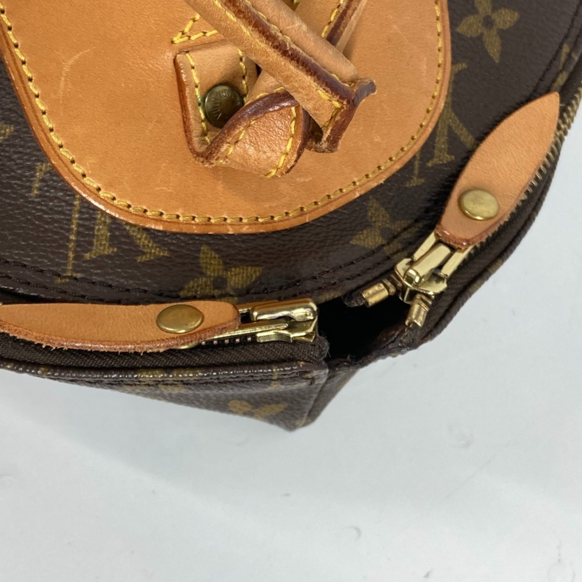 Louis Vuitton Brown Monogram Canvas Backpack (Pre-Owned)