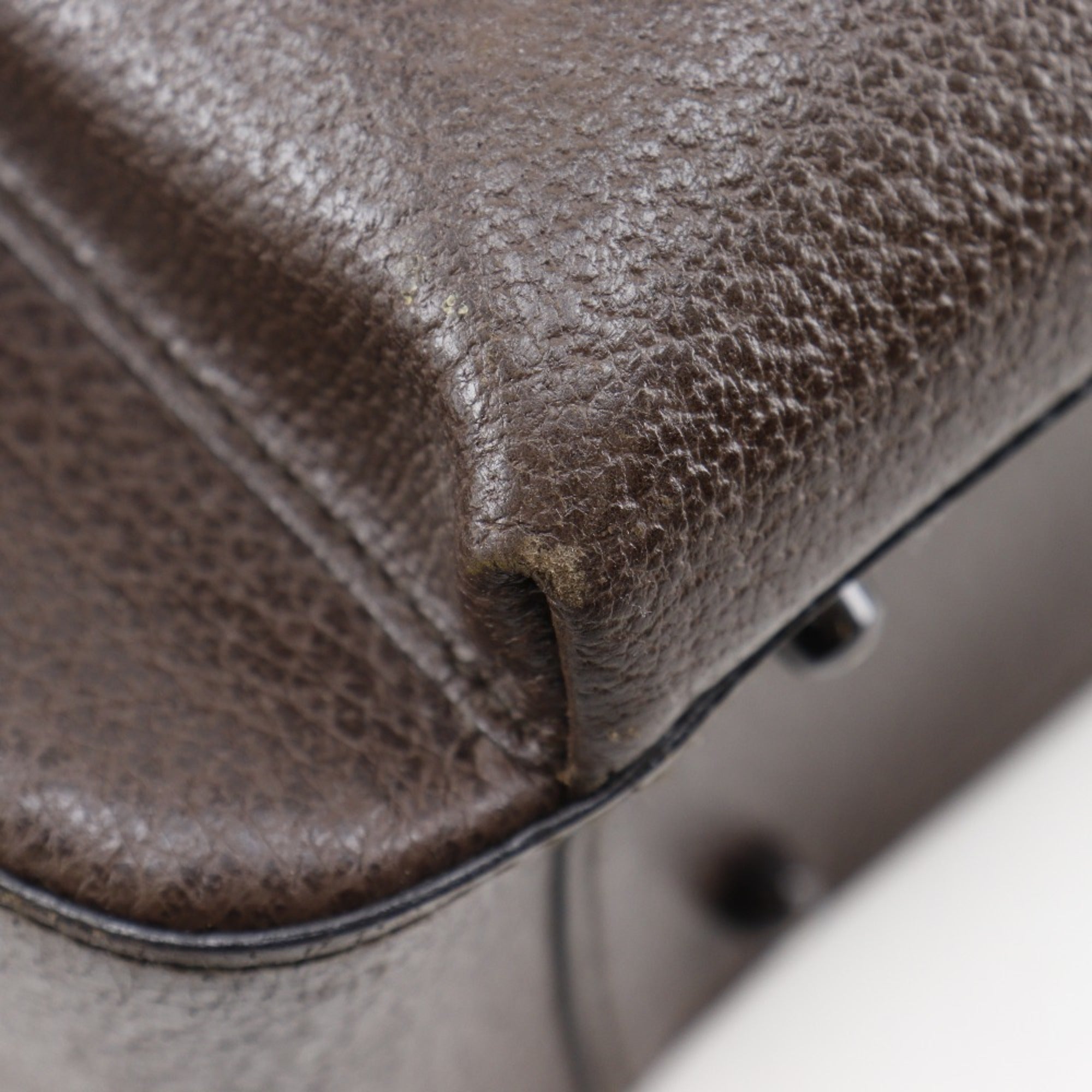Gucci Brown Leather Handbag (Pre-Owned)