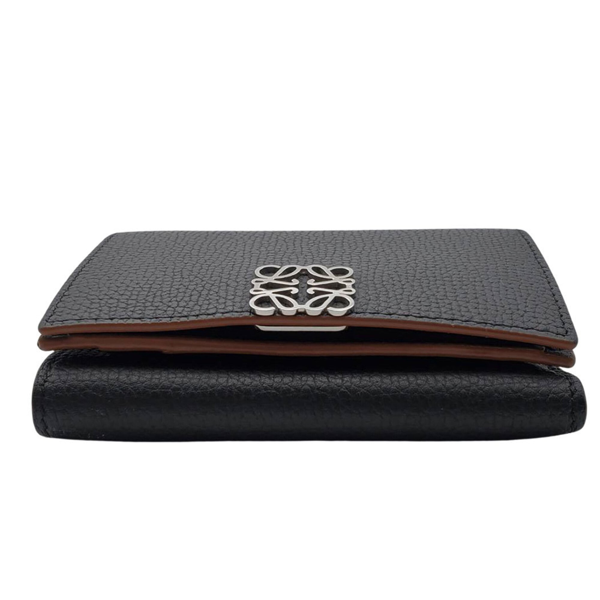Loewe Black Leather Wallet (Tri-Fold) (Pre-Owned)