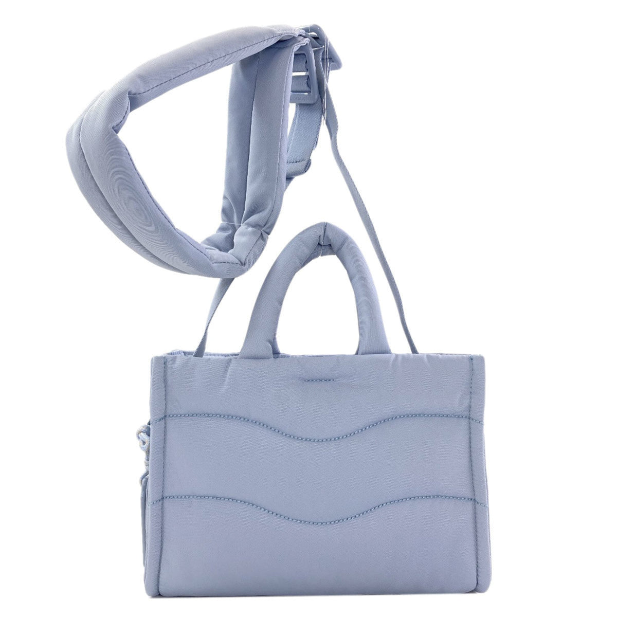 Coach Light Blue Polyester Handbag (Pre-Owned)