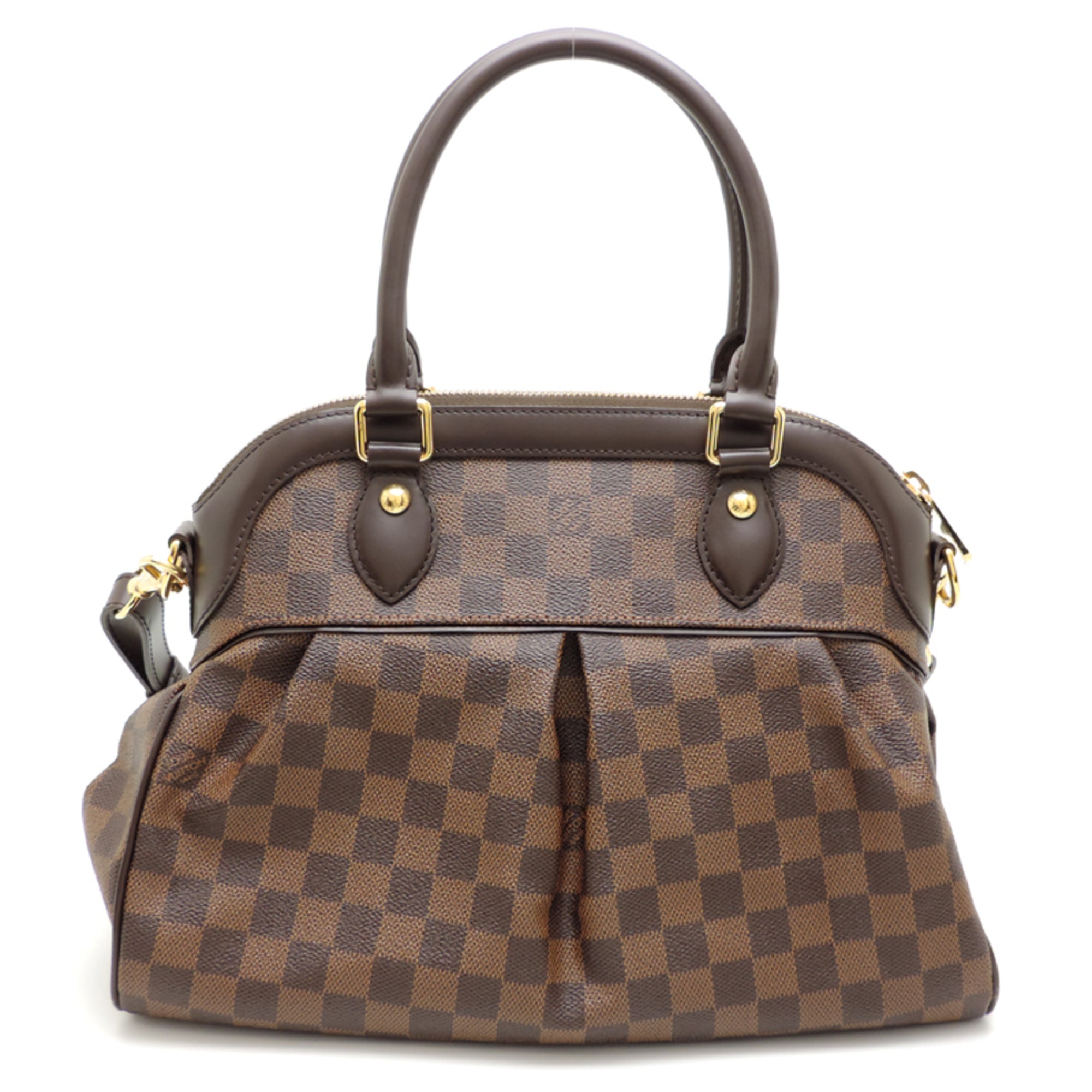 Louis Vuitton Brown Ebene Damier Canvas Handbag (Pre-Owned)