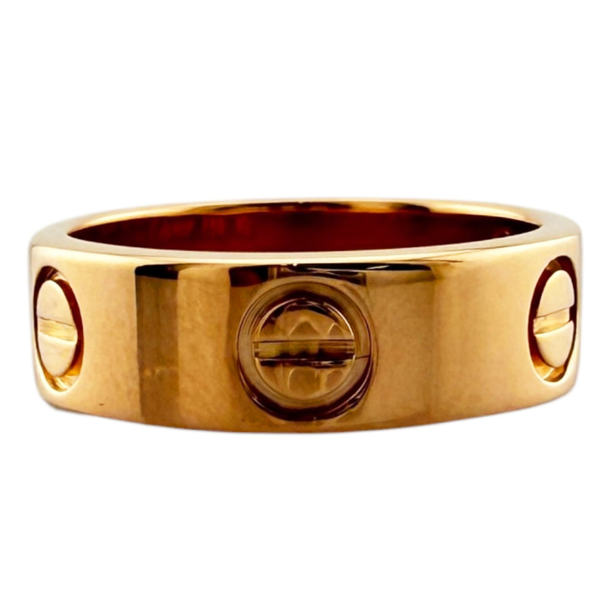 Cartier Pink Gold Pink Gold (18K) Band Ring (Pre-Owned)
