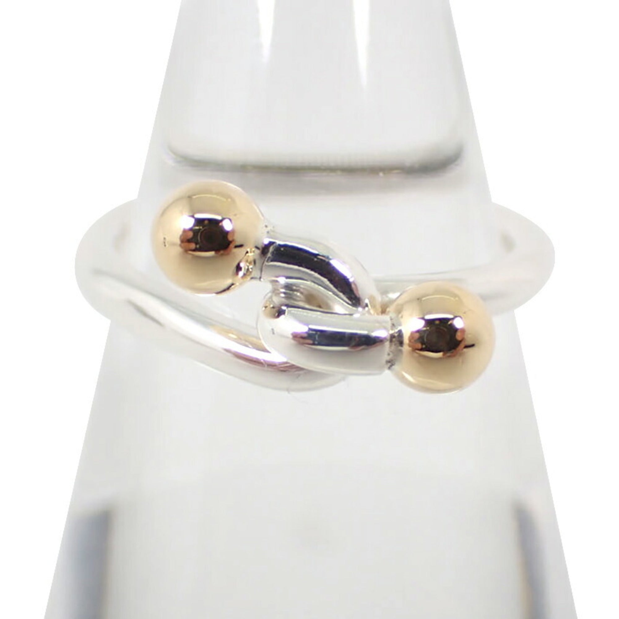 Tiffany Yellow Gold (18K) Sterling Silver 925 Band Ring (Pre-Owned)