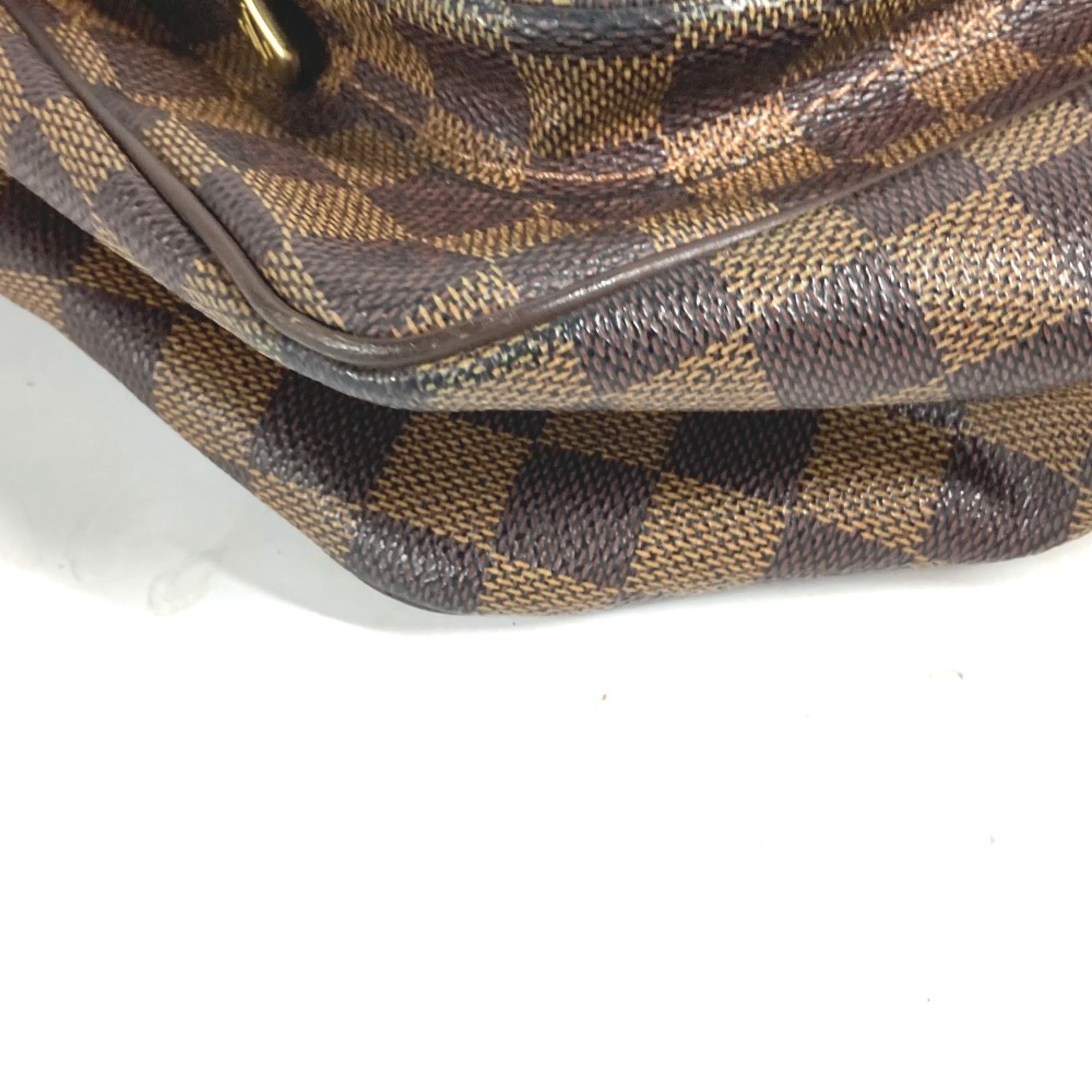 Louis Vuitton Brown Ebene Damier Canvas Messenger Bag Shoulder Bag (Pre-Owned)