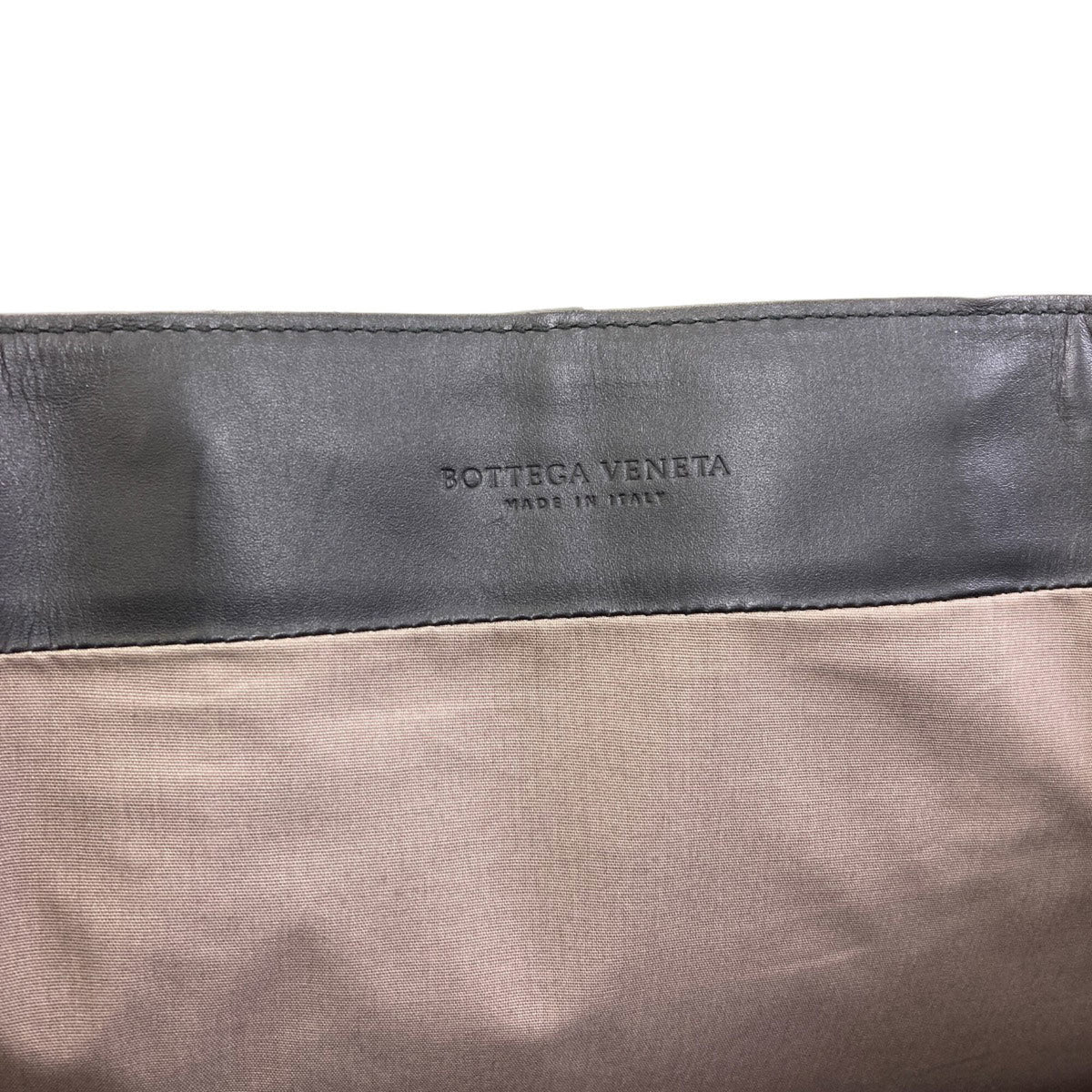 Bottega Veneta Black Leather Handbag (Pre-Owned)