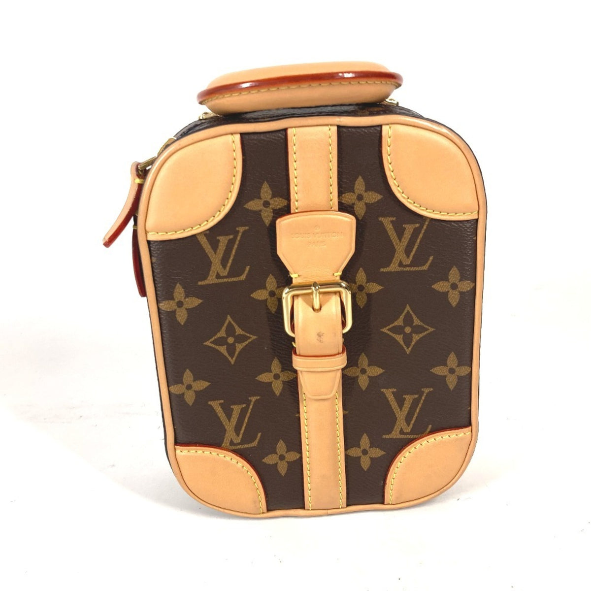 Louis Vuitton Brown Monogram Handbag Pochette Shoulder Bag (Pre-Owned)