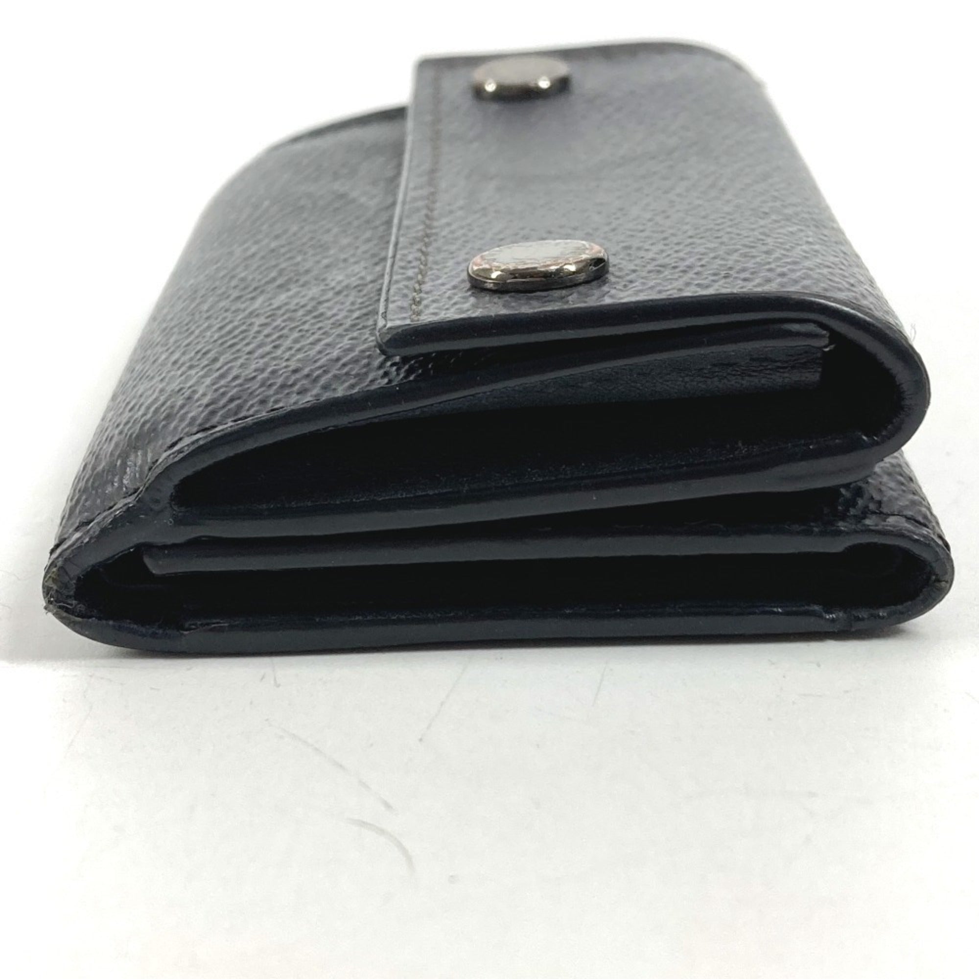 Louis Vuitton Black Gray Monogram Eclipse Canvas Wallet (Tri-Fold) (Pre-Owned)