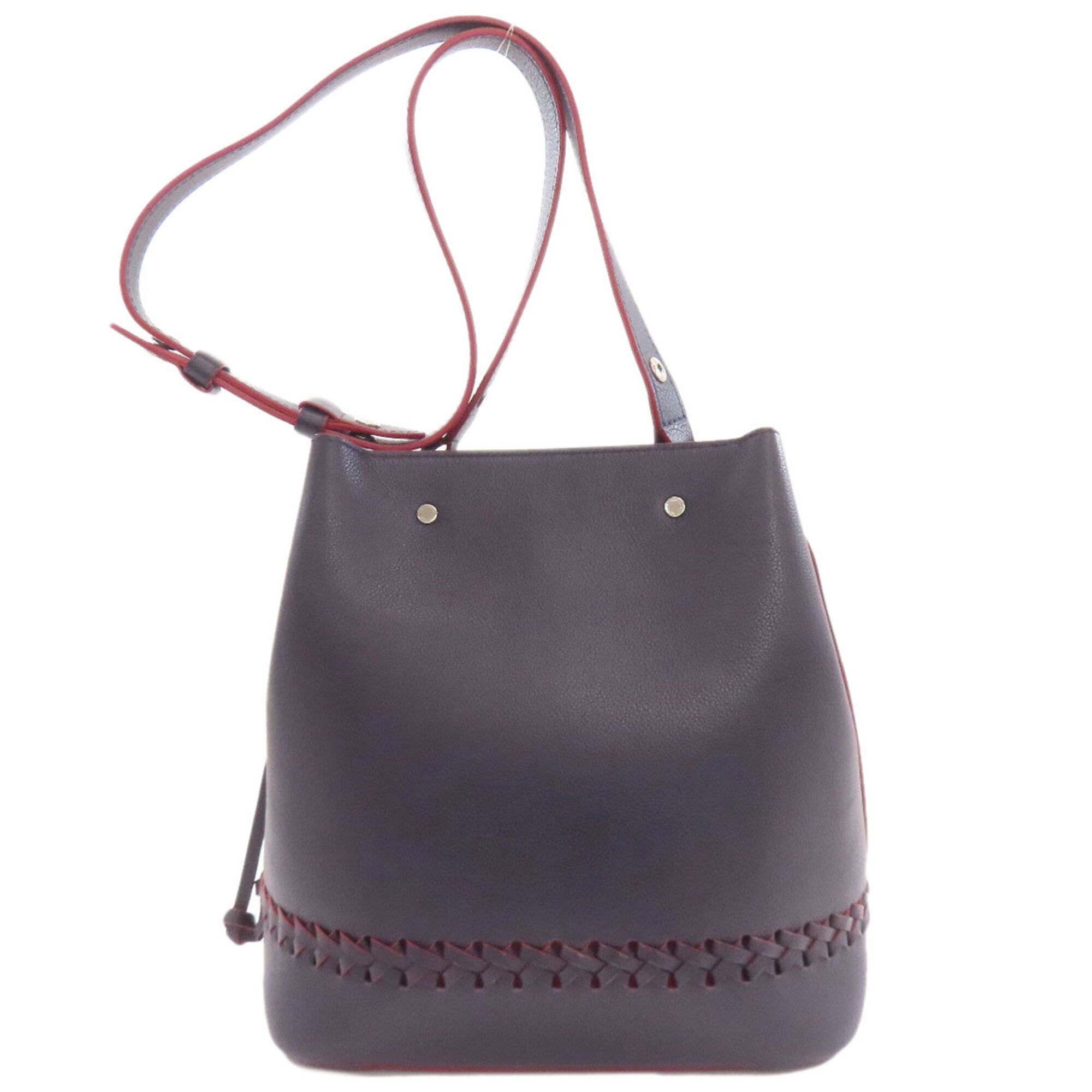 Louis Vuitton Navy Leather Shoulder Bag (Pre-Owned)
