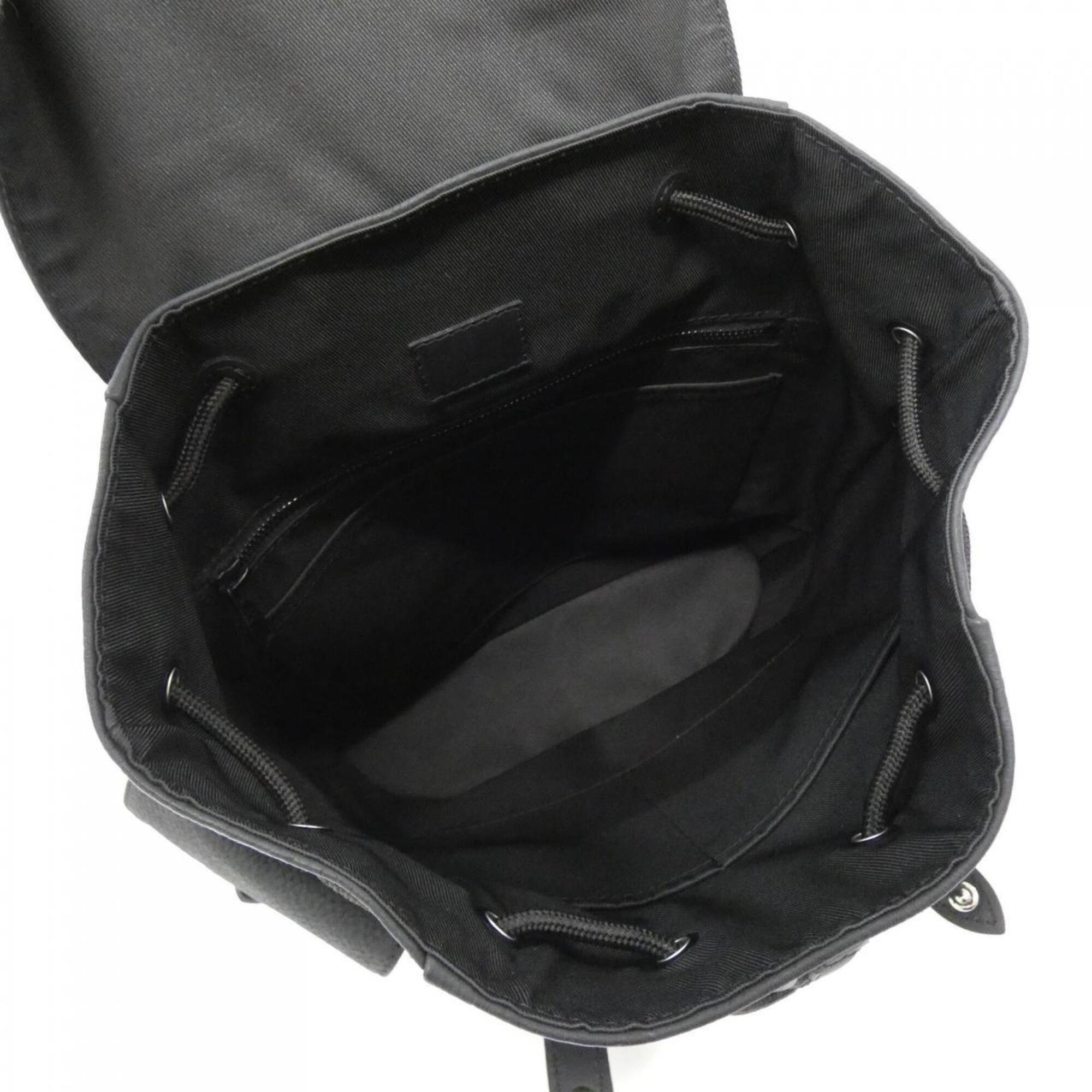 Louis Vuitton Black Leather Backpack (Pre-Owned)