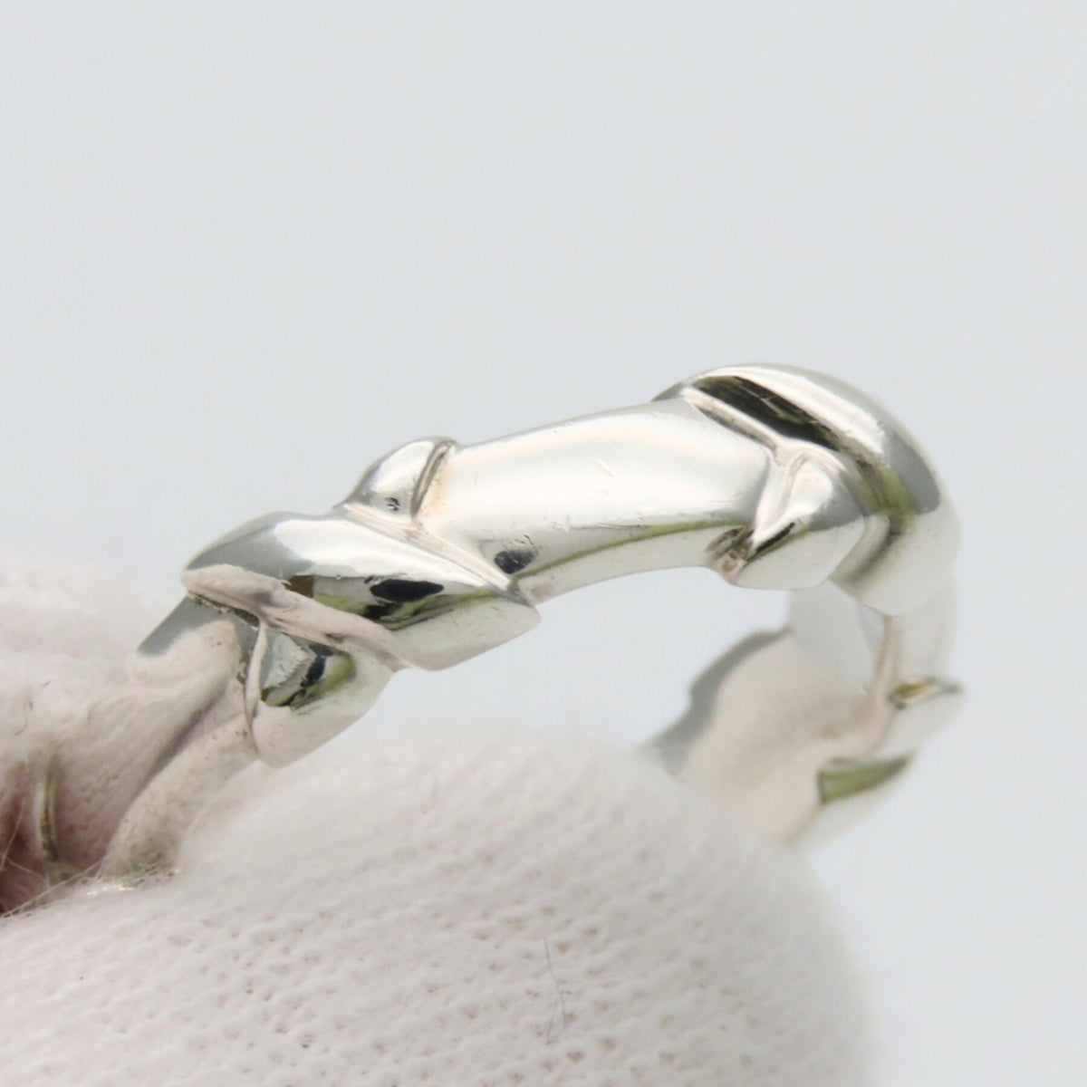 Tiffany Silver Silver 925 Band Ring (Pre-Owned)
