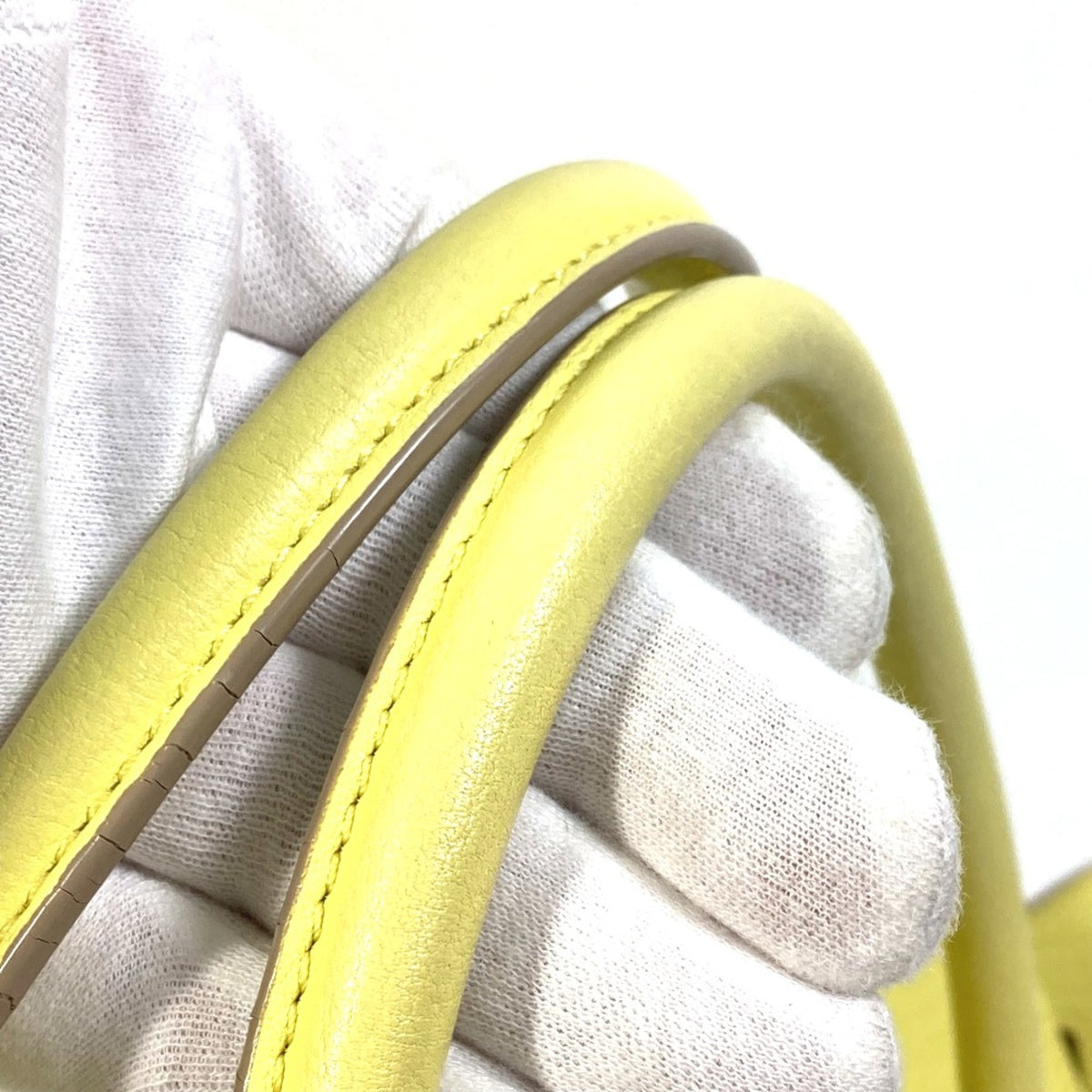 Celine Yellow Leather Handbag (Pre-Owned)