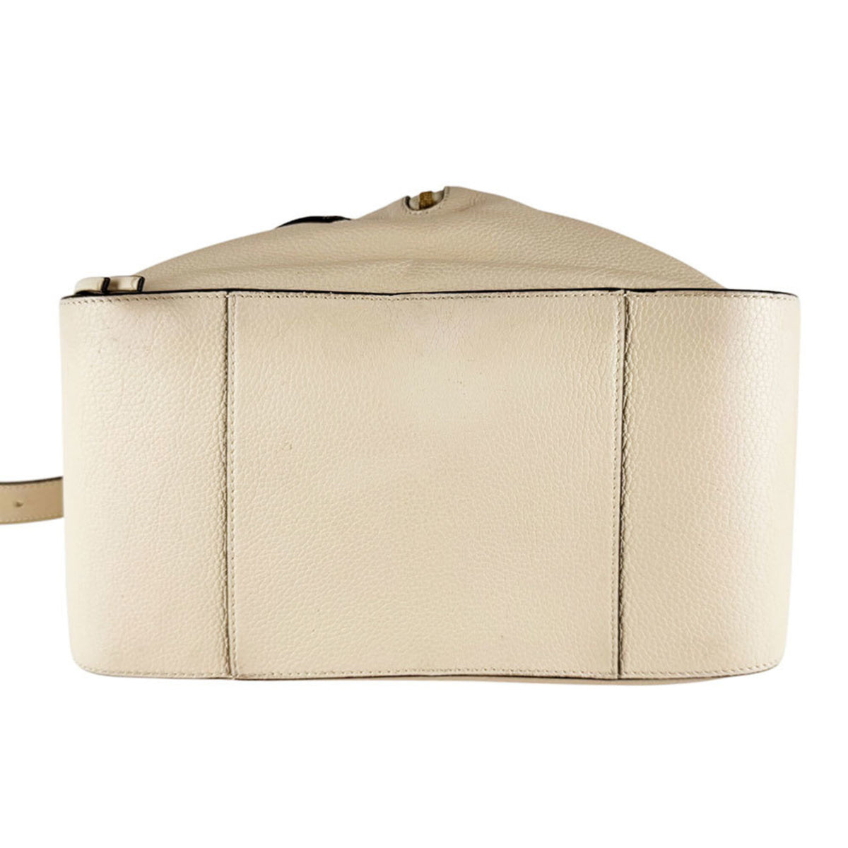 Loewe Cream Leather Handbag Shoulder Bag (Pre-Owned)