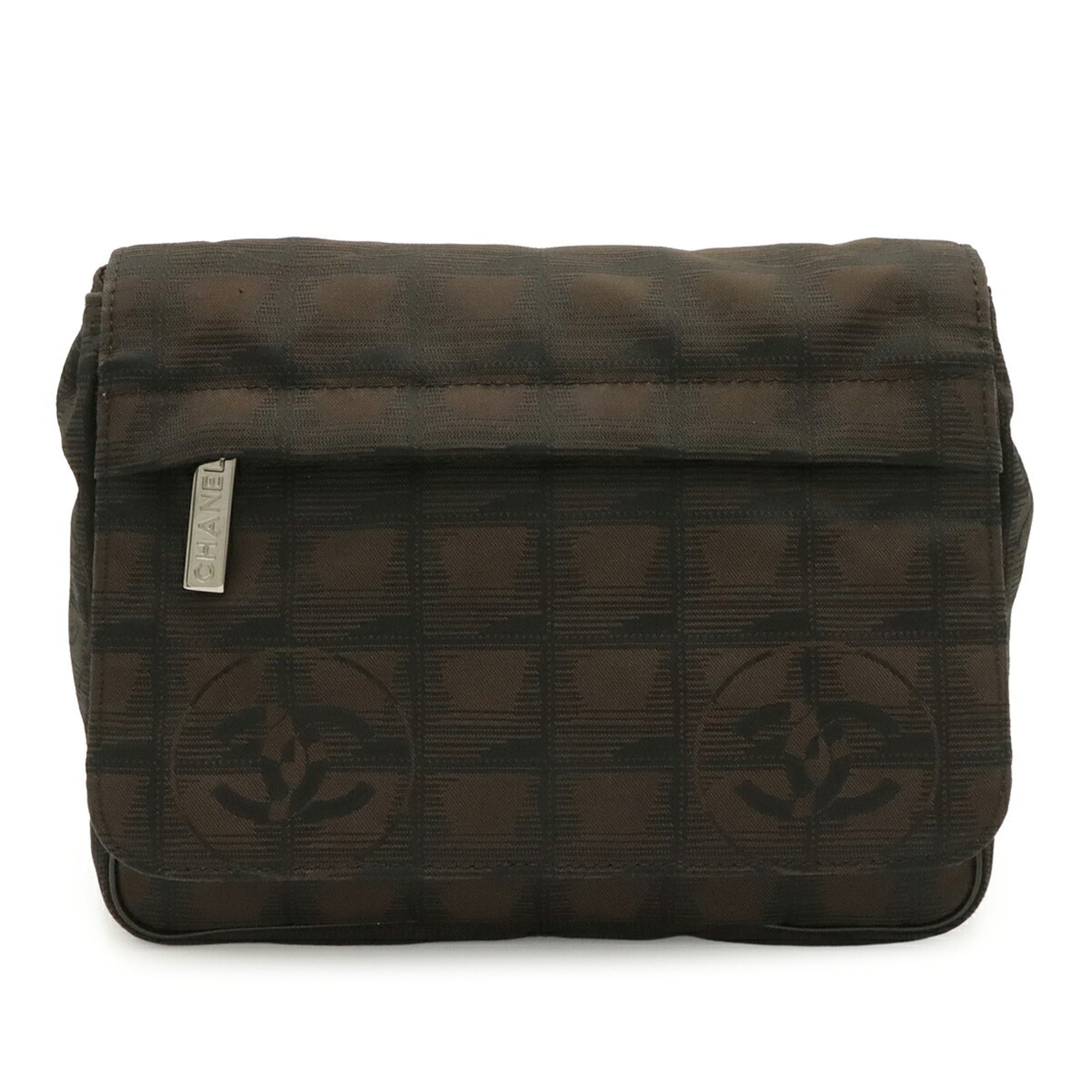 Chanel Dark Brown New Travel Line Fanny Pack Shoulder Bag (Pre-Owned)