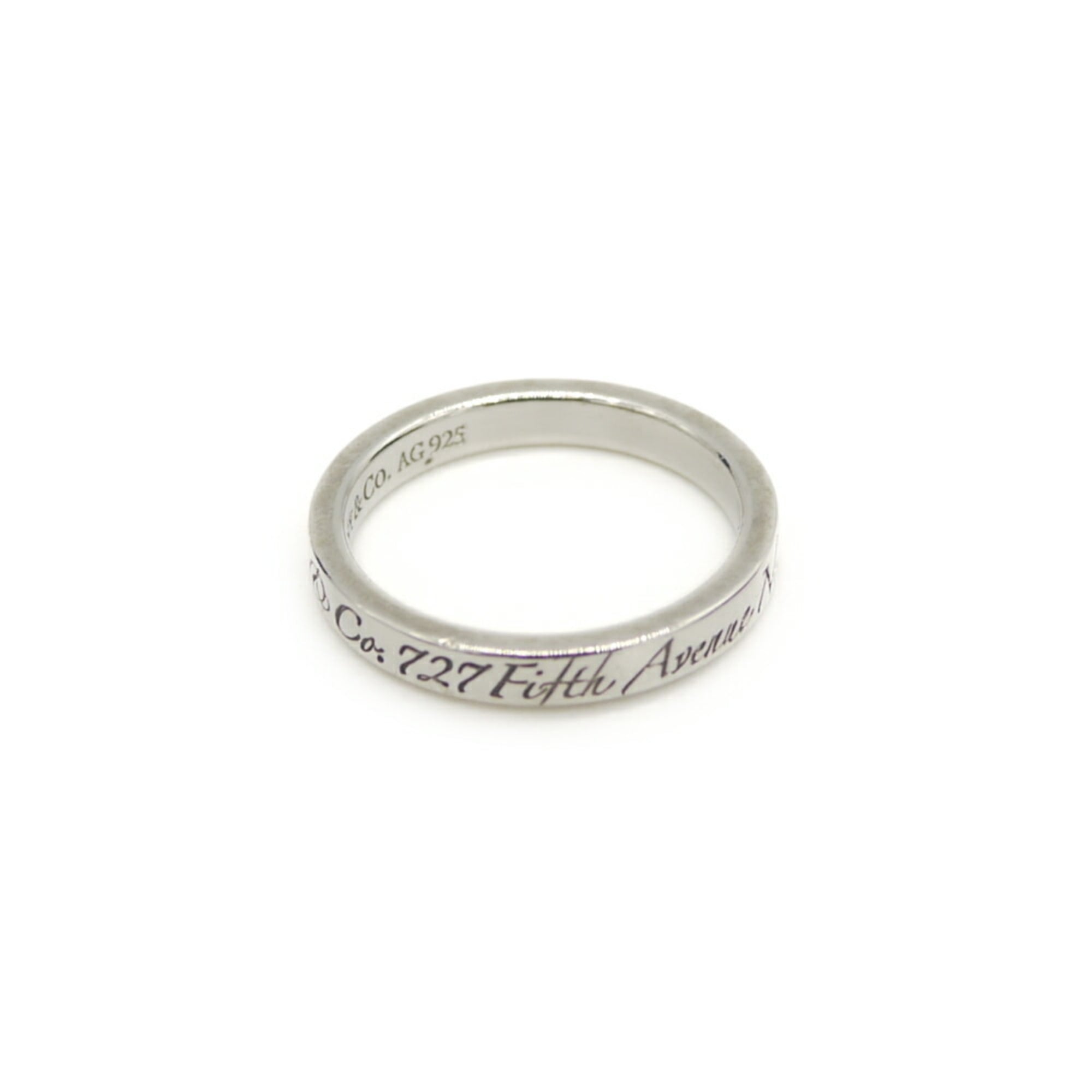 Tiffany Silver 925 Band Ring (Pre-Owned)