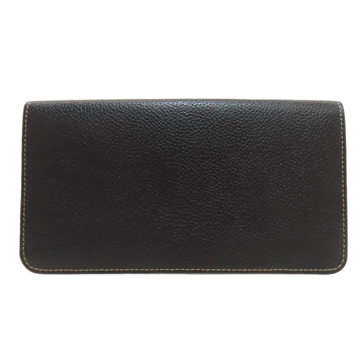 Dunhill Black Leather Long Bill Wallet (Bi-Fold) (Pre-Owned)