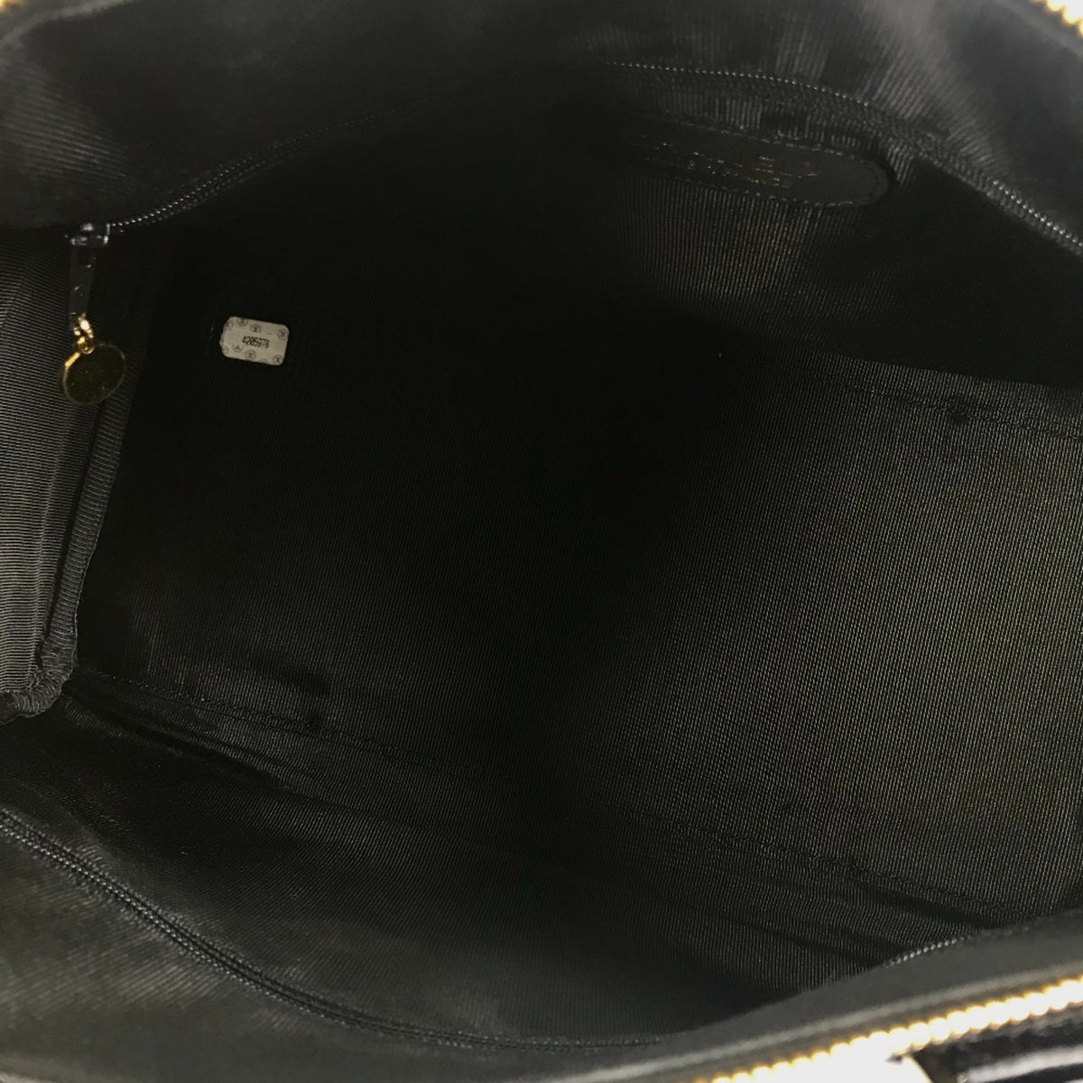 Chanel Black Patent Leather Boston Bag (Pre-Owned)