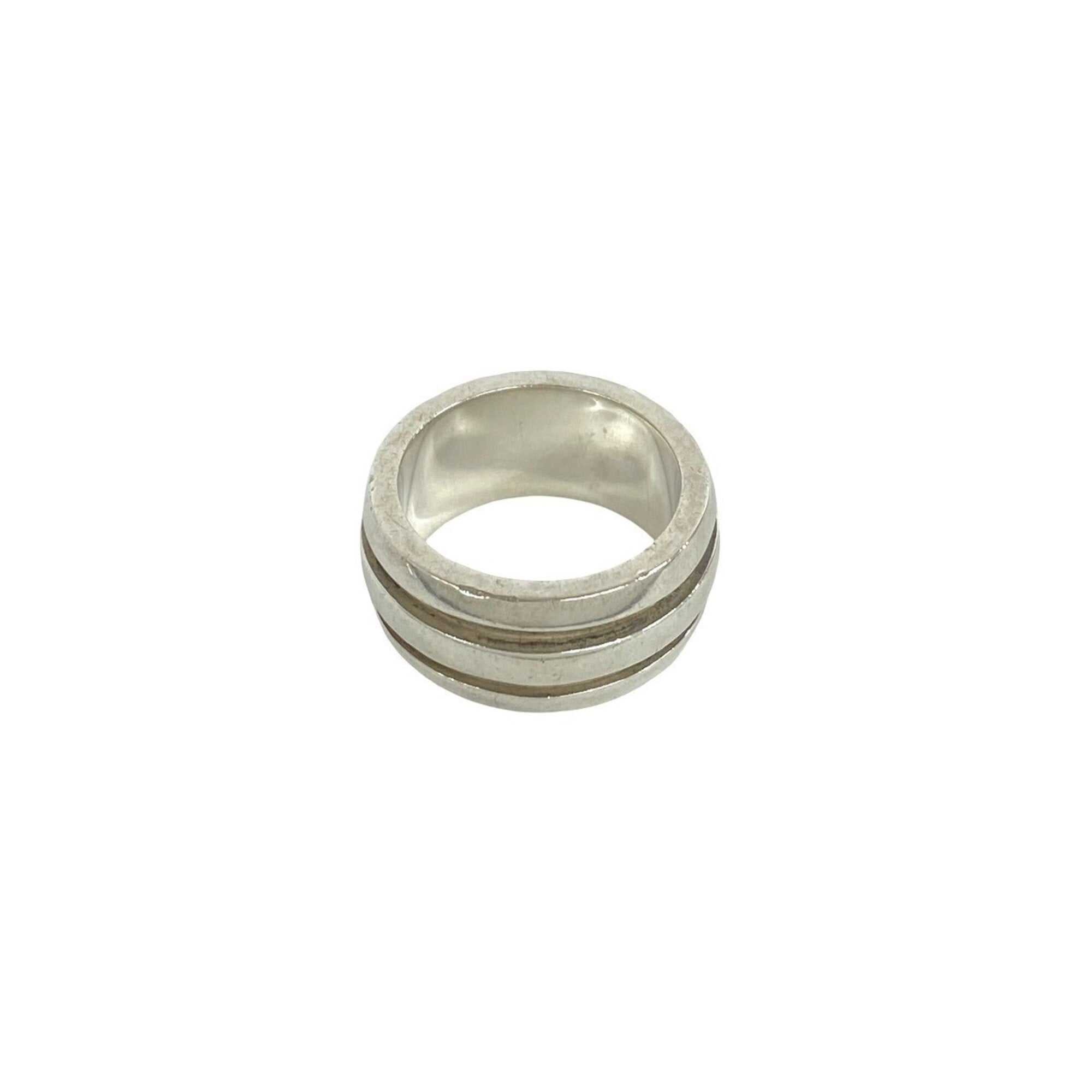 Tiffany Silver Silver 925 Band Ring (Pre-Owned)
