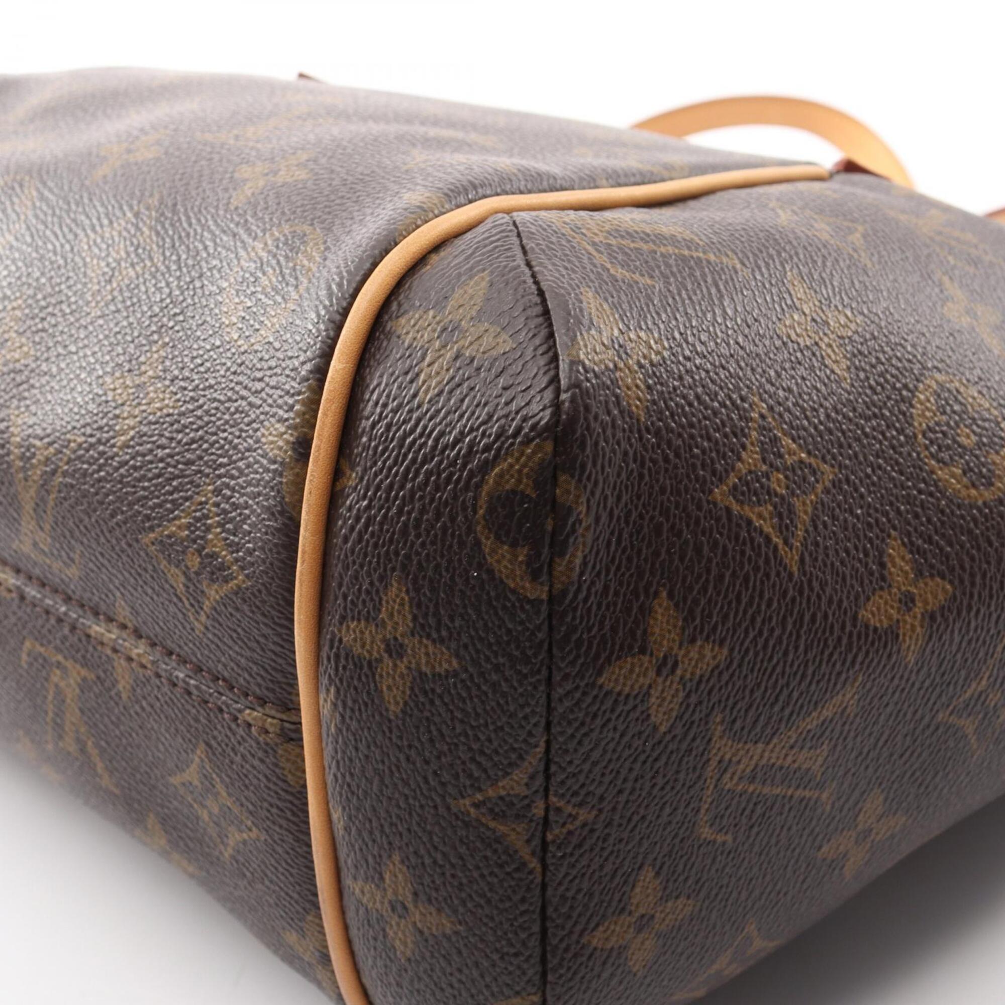 Louis Vuitton Brown Coated Canvas Pvc Monogram Leather Handbag Tote Bag (Pre-Owned)