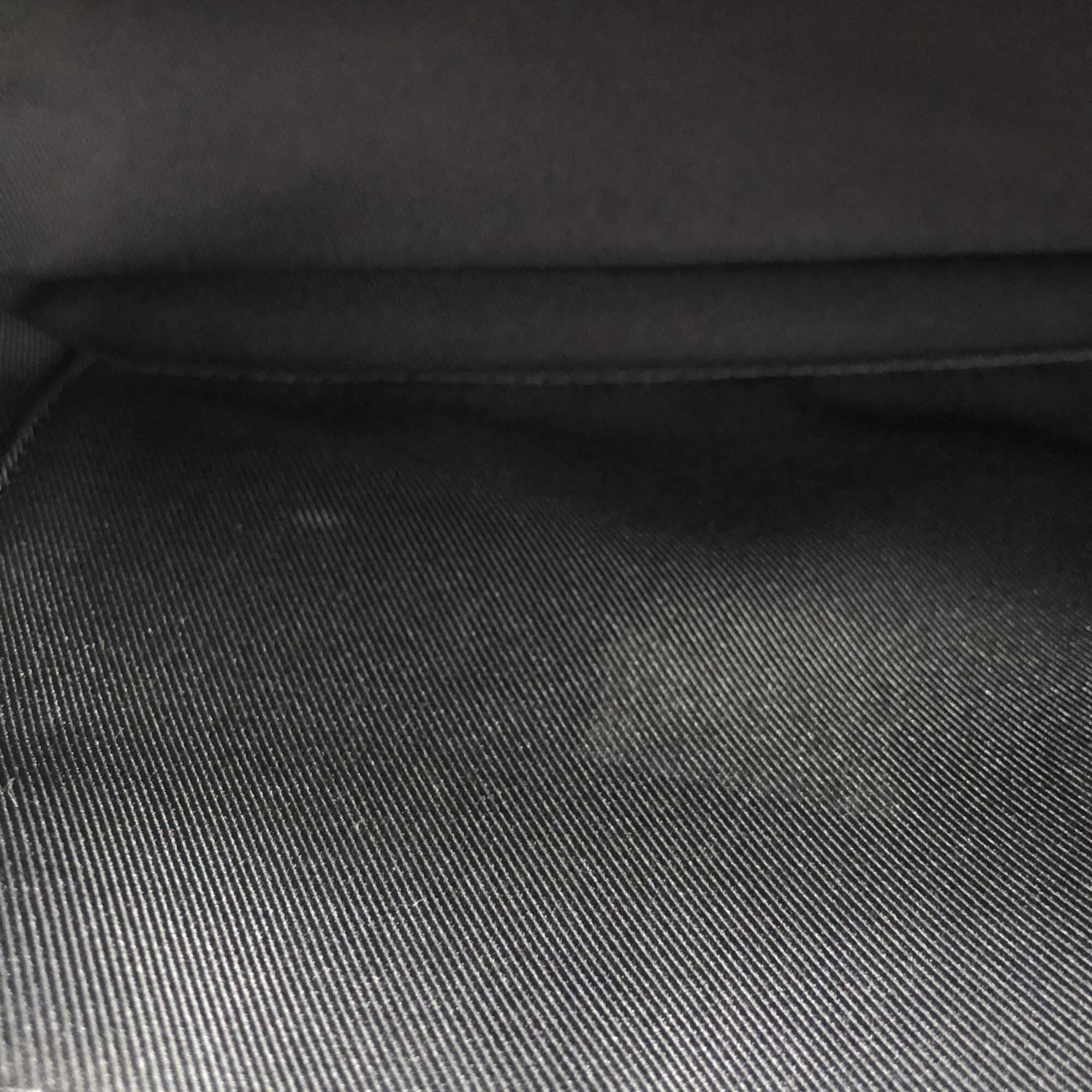 Louis Vuitton Black Coated Canvas Shoulder Bag (Pre-Owned)