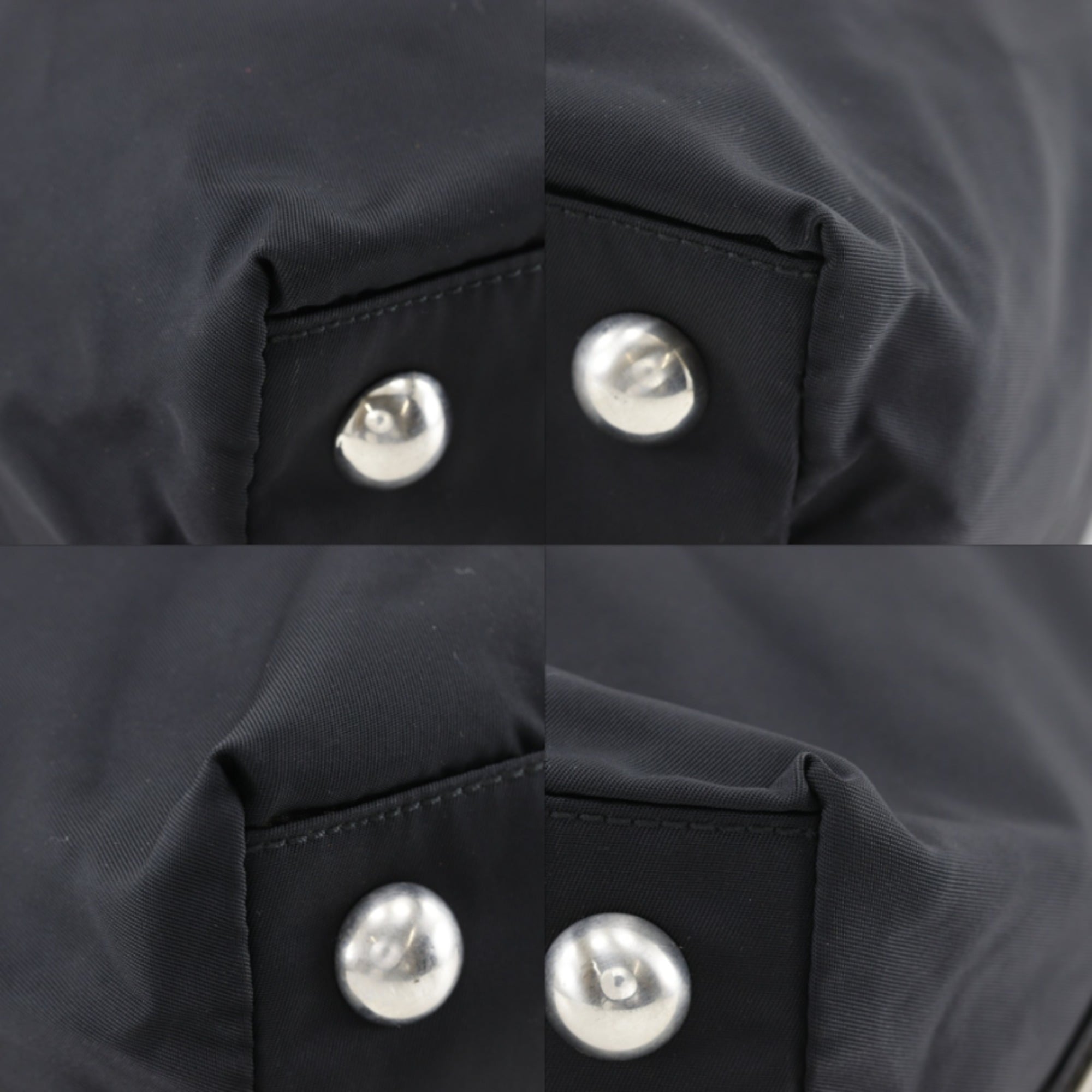 Prada Black Nylon Boston Bag Tote Bag (Pre-Owned)