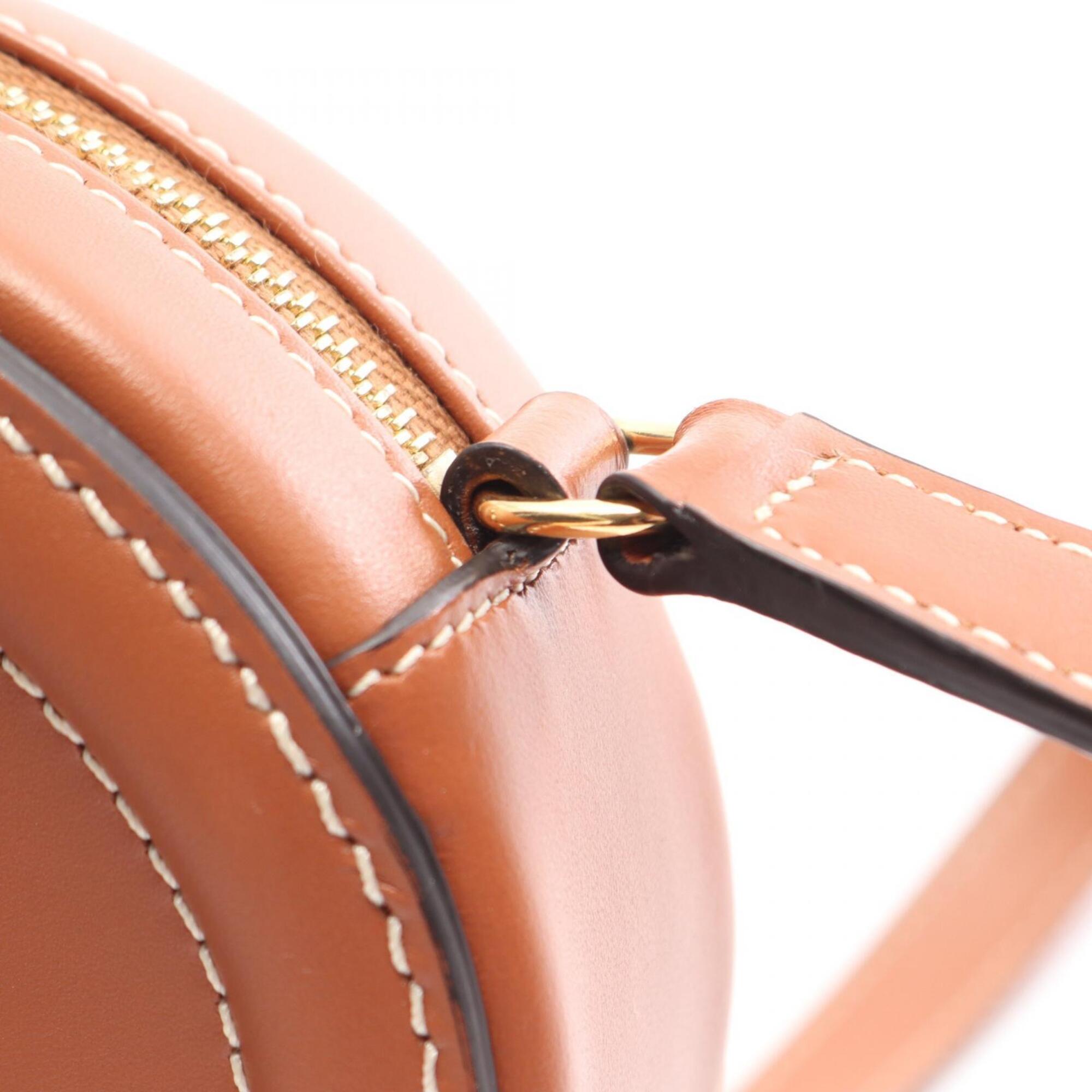 Celine Brown Leather Shoulder Bag (Pre-Owned)