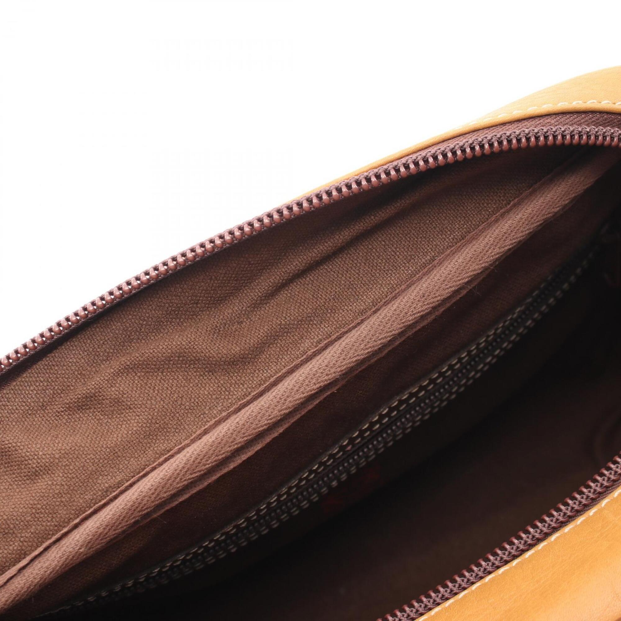 Loewe Brown Leather Handbag Tote Bag (Pre-Owned)