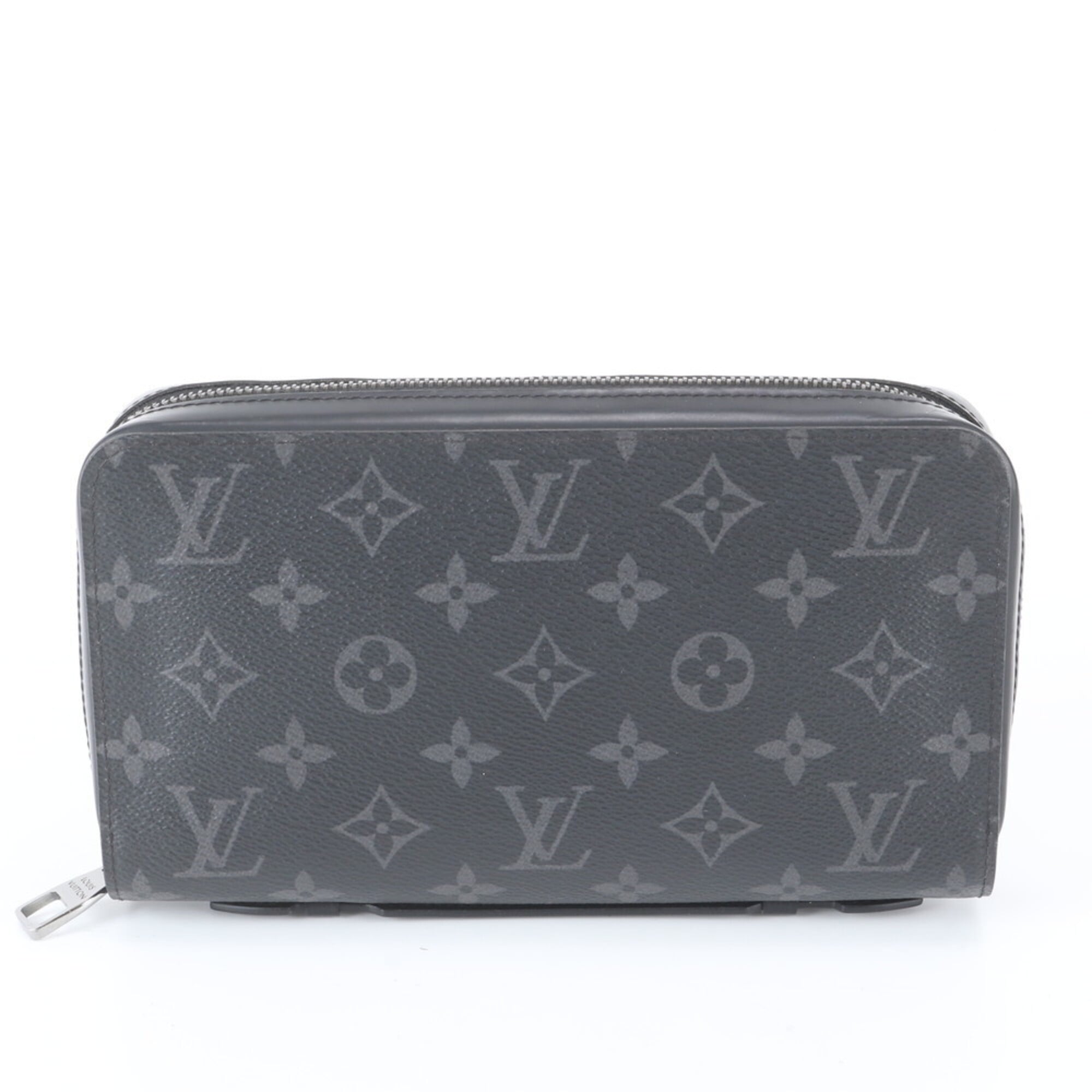 Louis Vuitton Monogram Eclipse Leather Coated Canvas Long Wallet (Bi-Fold) (Pre-Owned)