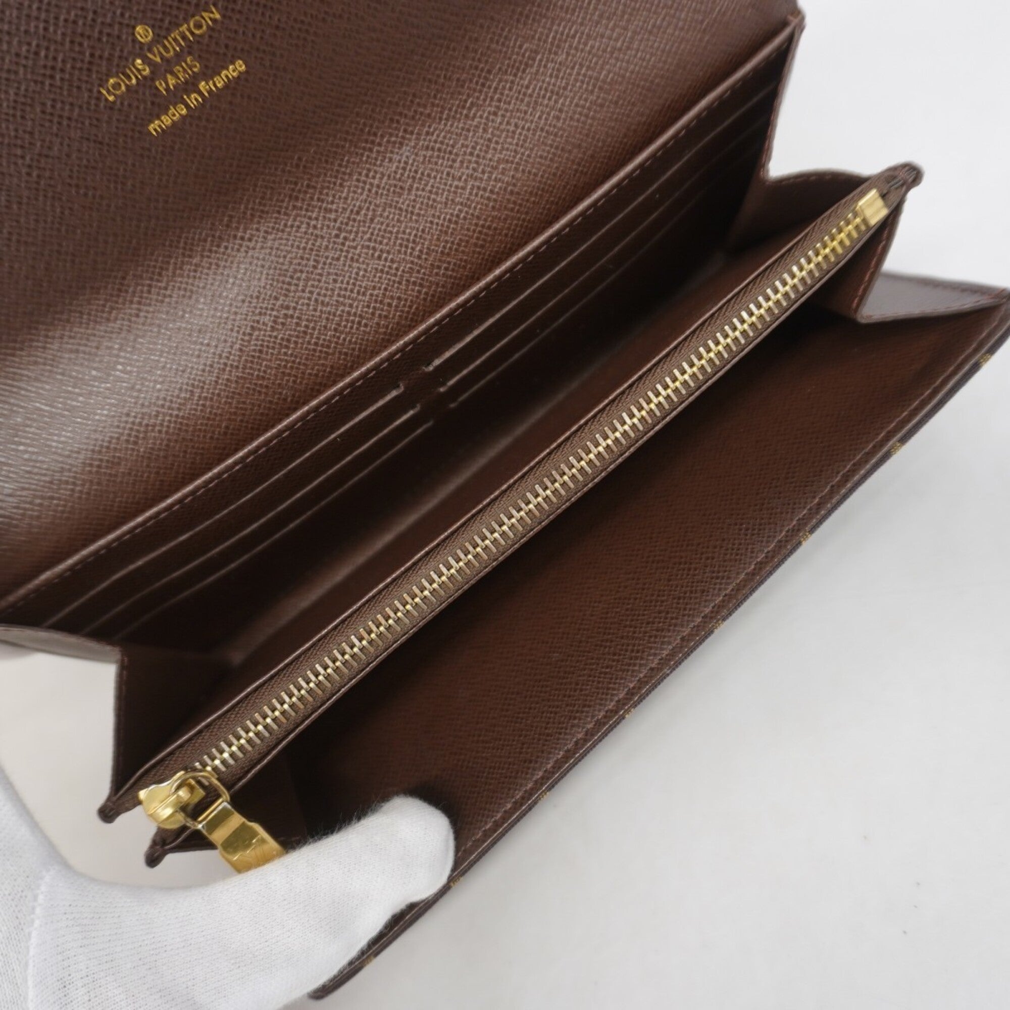 Louis Vuitton Ebene Long Wallet (Bi-Fold) (Pre-Owned)