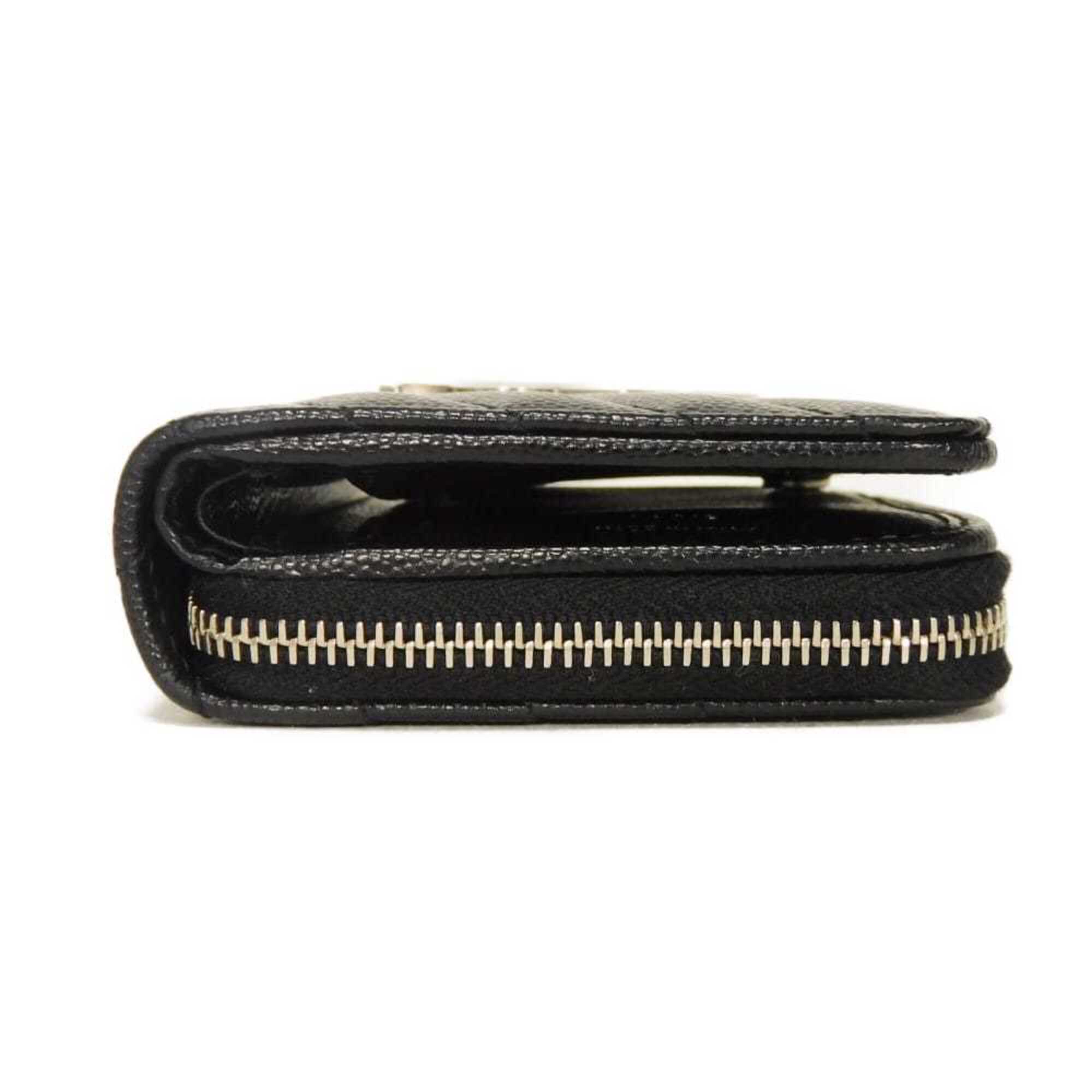 Yves Saint Laurent Black Leather Wallet (Bi-Fold) (Pre-Owned)