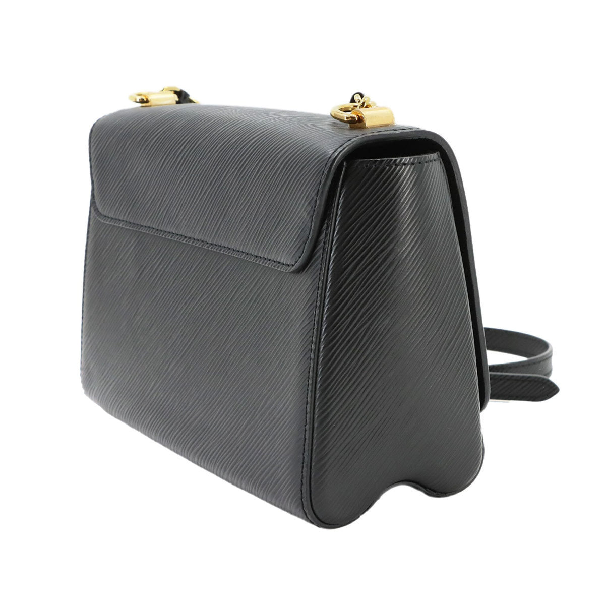 Louis Vuitton Noir Epi Leather Handbag Shoulder Bag (Pre-Owned)