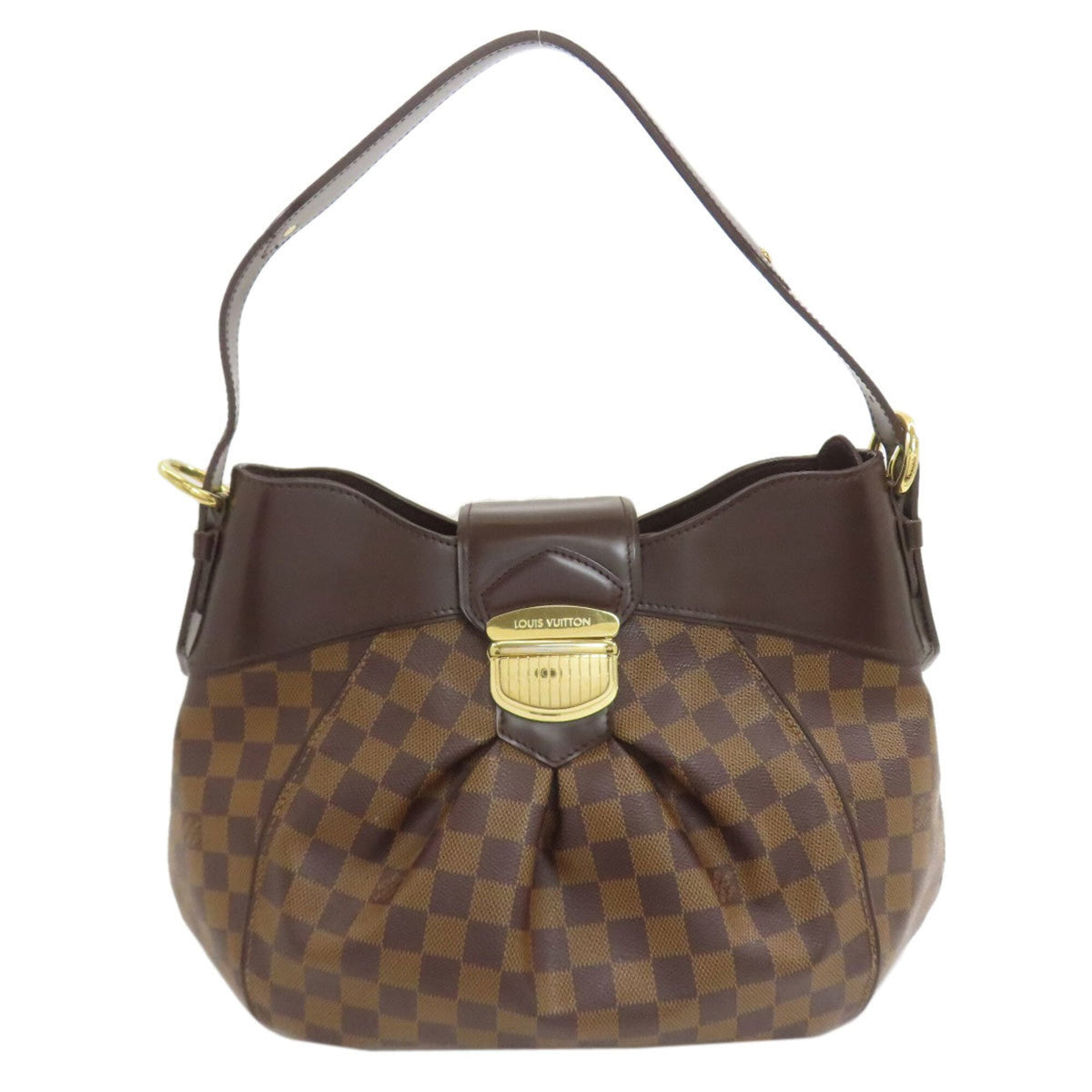 Louis Vuitton Brown Damier Canvas Ebene Damier Canvas Shoulder Bag (Pre-Owned)