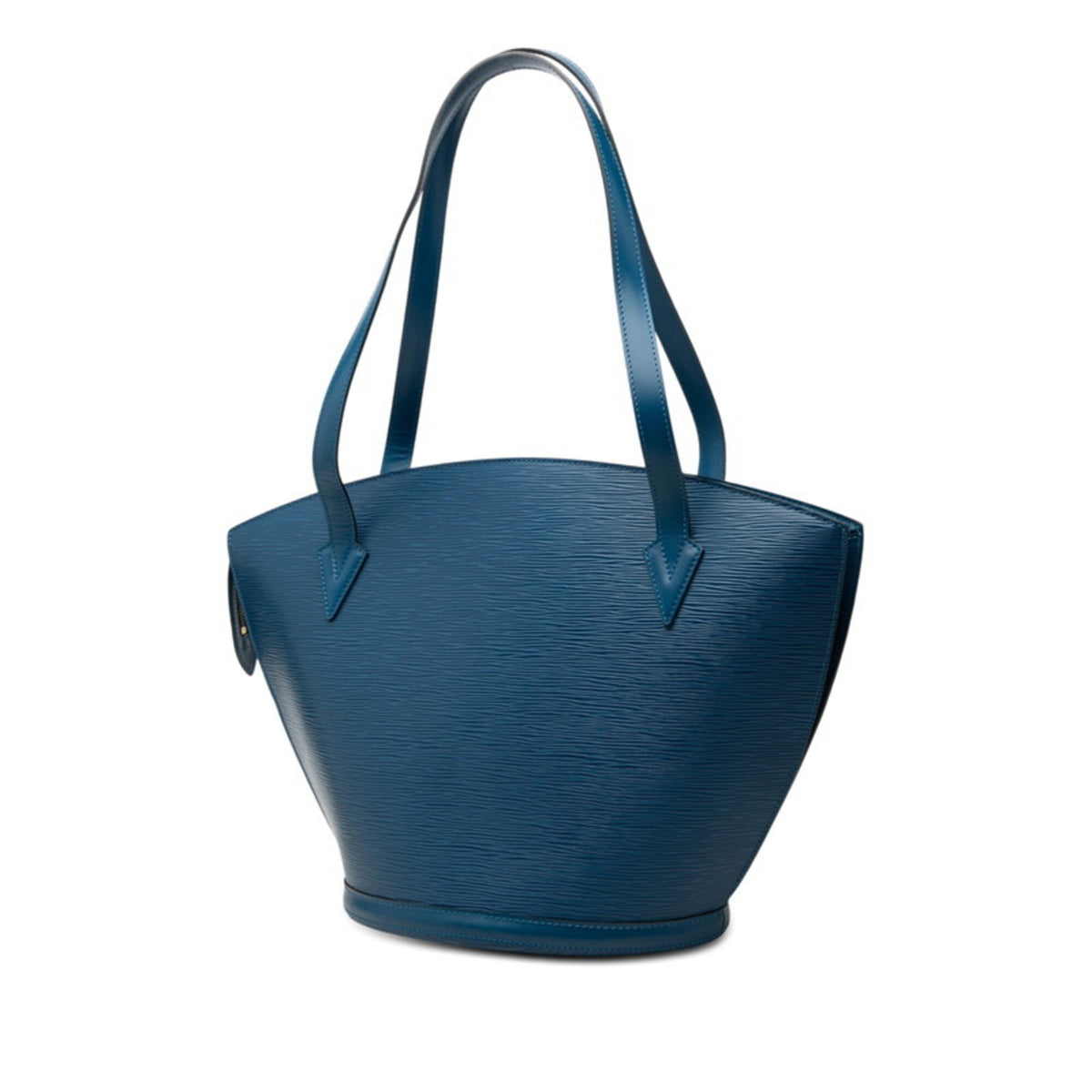 Louis Vuitton Epi Toledo Blue Leather Shoulder Bag Tote Bag (Pre-Owned)