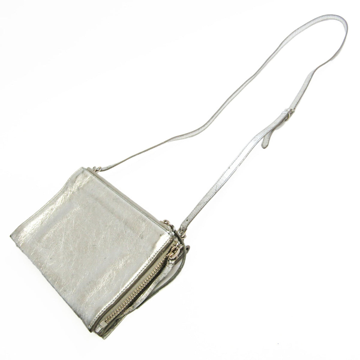 Balenciaga Silver Leather Shoulder Bag (Pre-Owned)
