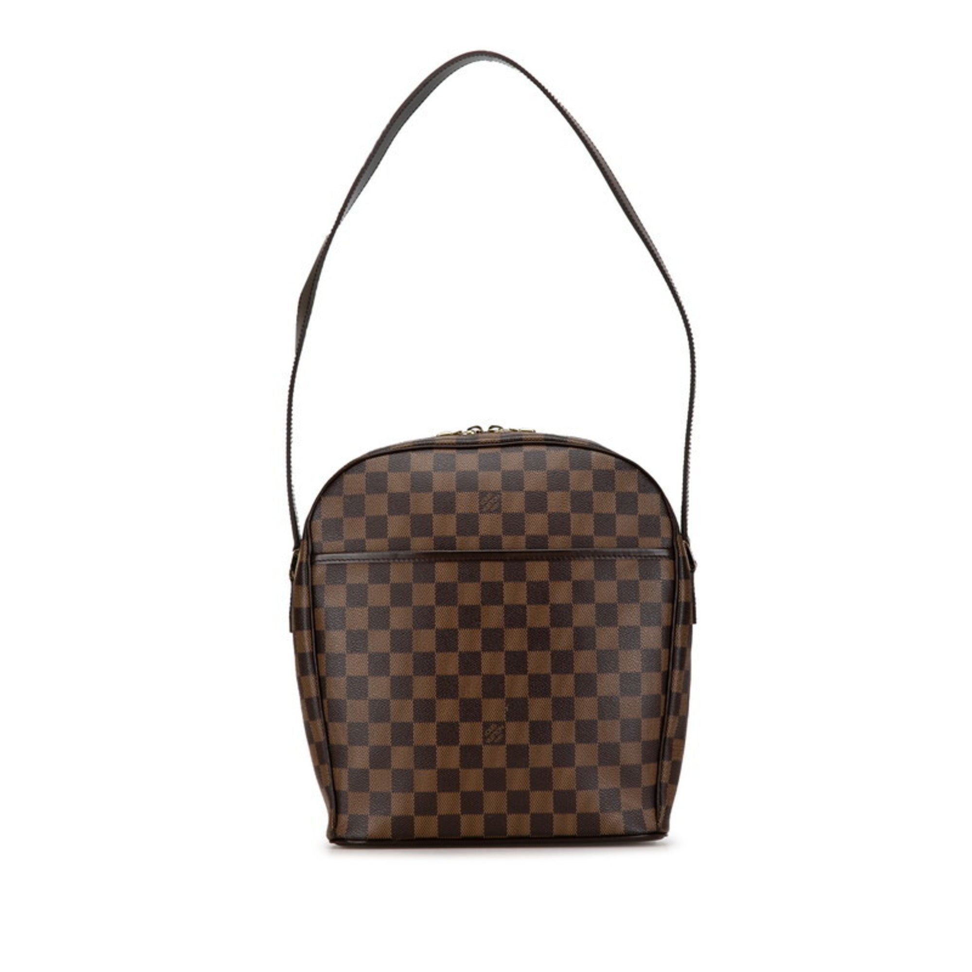 Louis Vuitton Brown Pvc Leather Pochette Pouch Shoulder Bag (Pre-Owned)