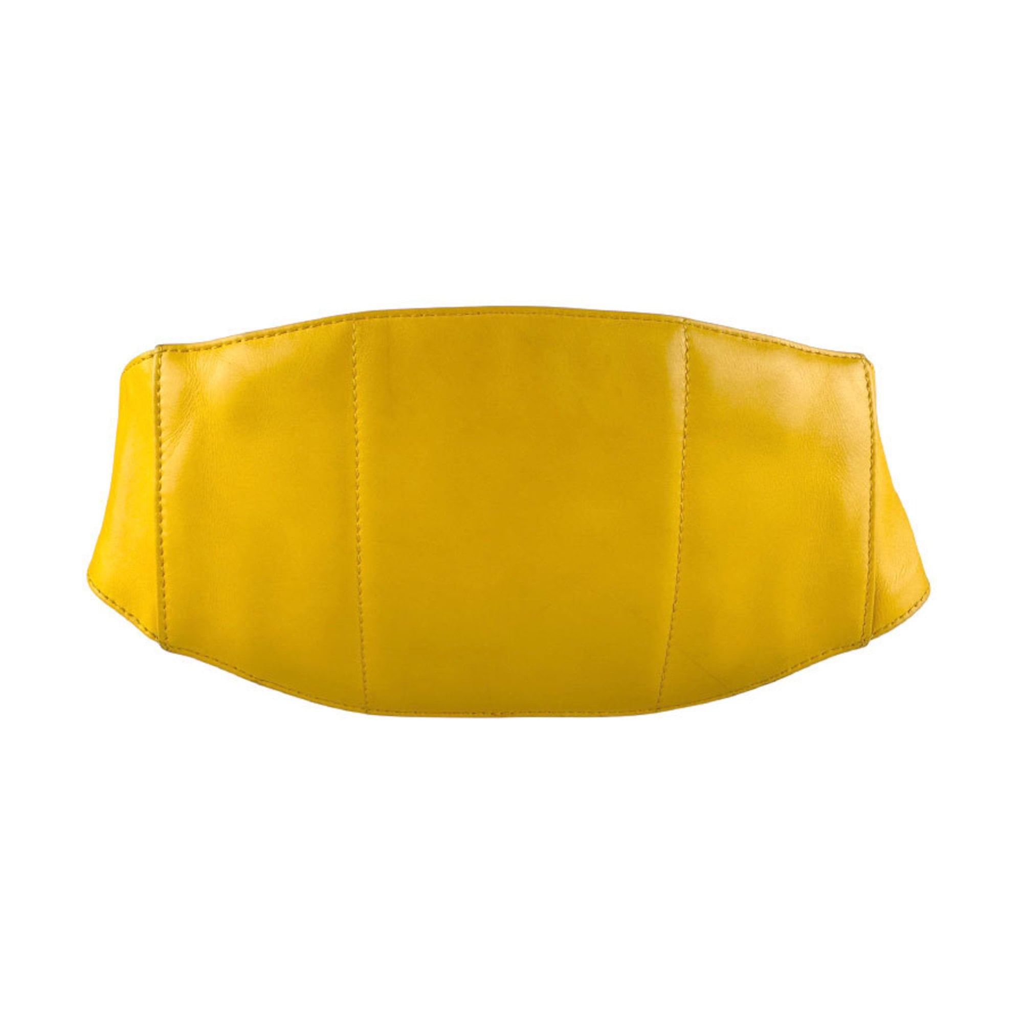 Bottega Veneta Yellow Leather Fanny Pack (Pre-Owned)