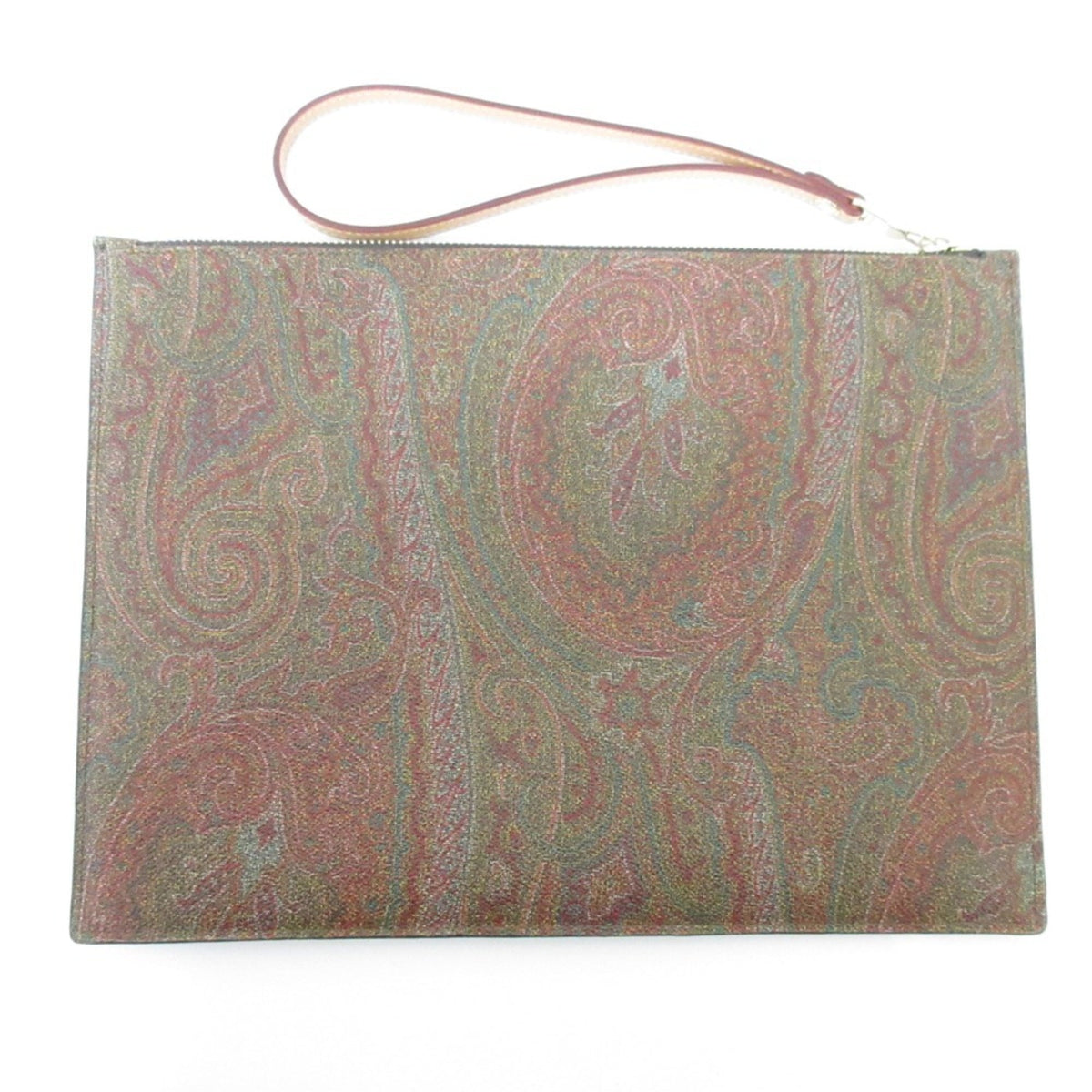 Etro Brown Clutch Bag (Pre-Owned)