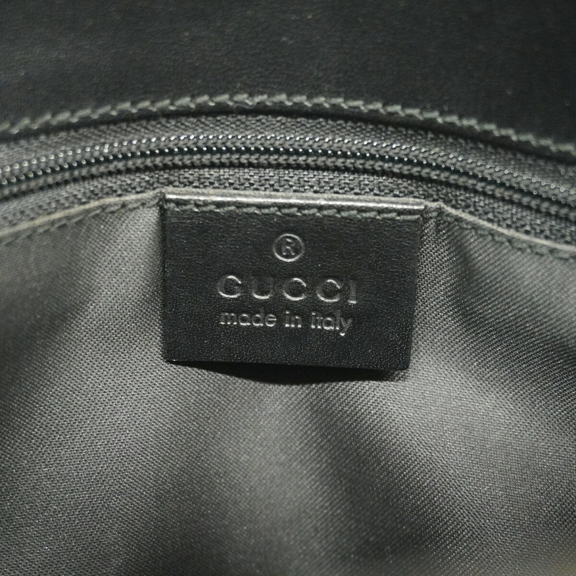 Gucci Black Canvas Handbag (Pre-Owned)
