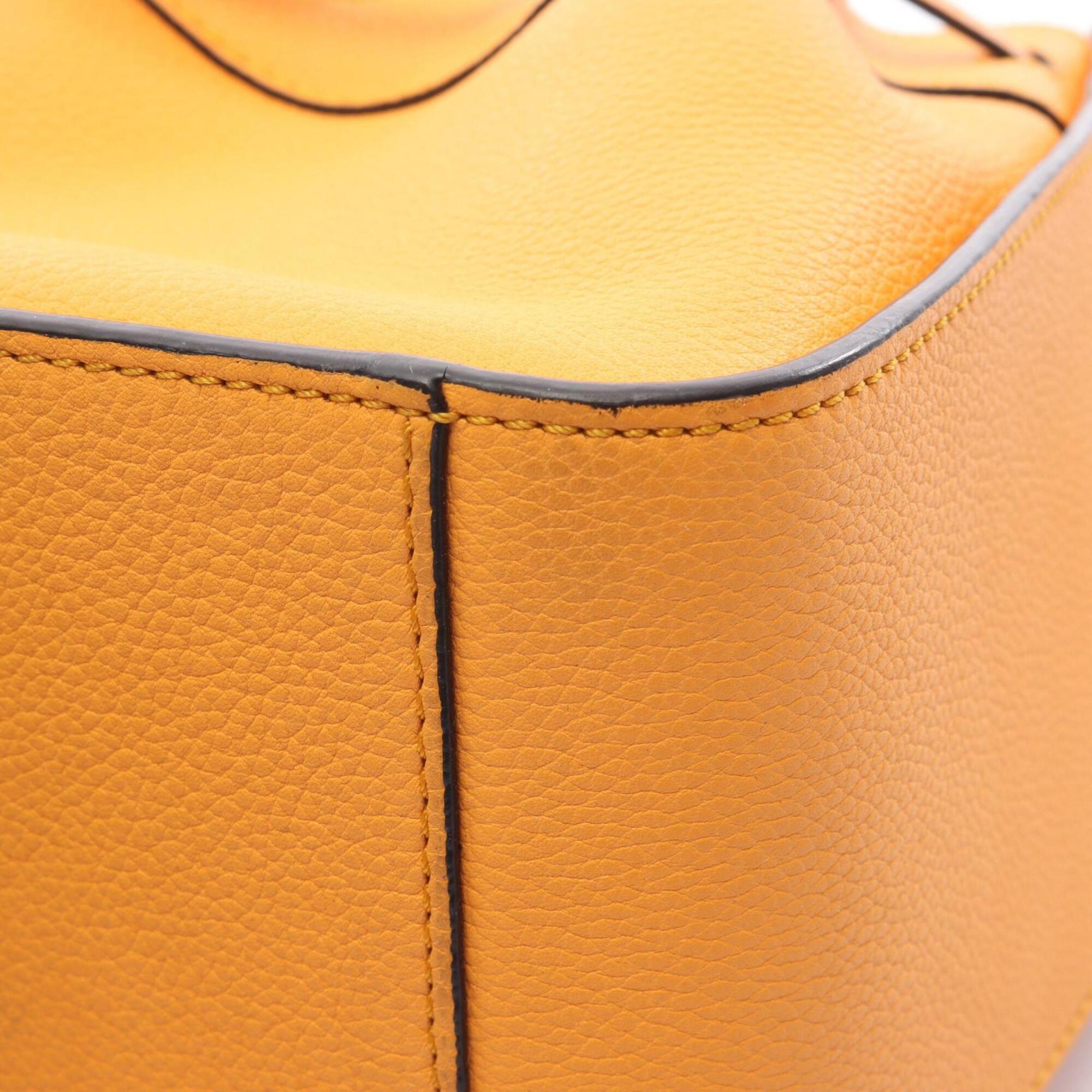 Loewe Orange Leather Handbag (Pre-Owned)