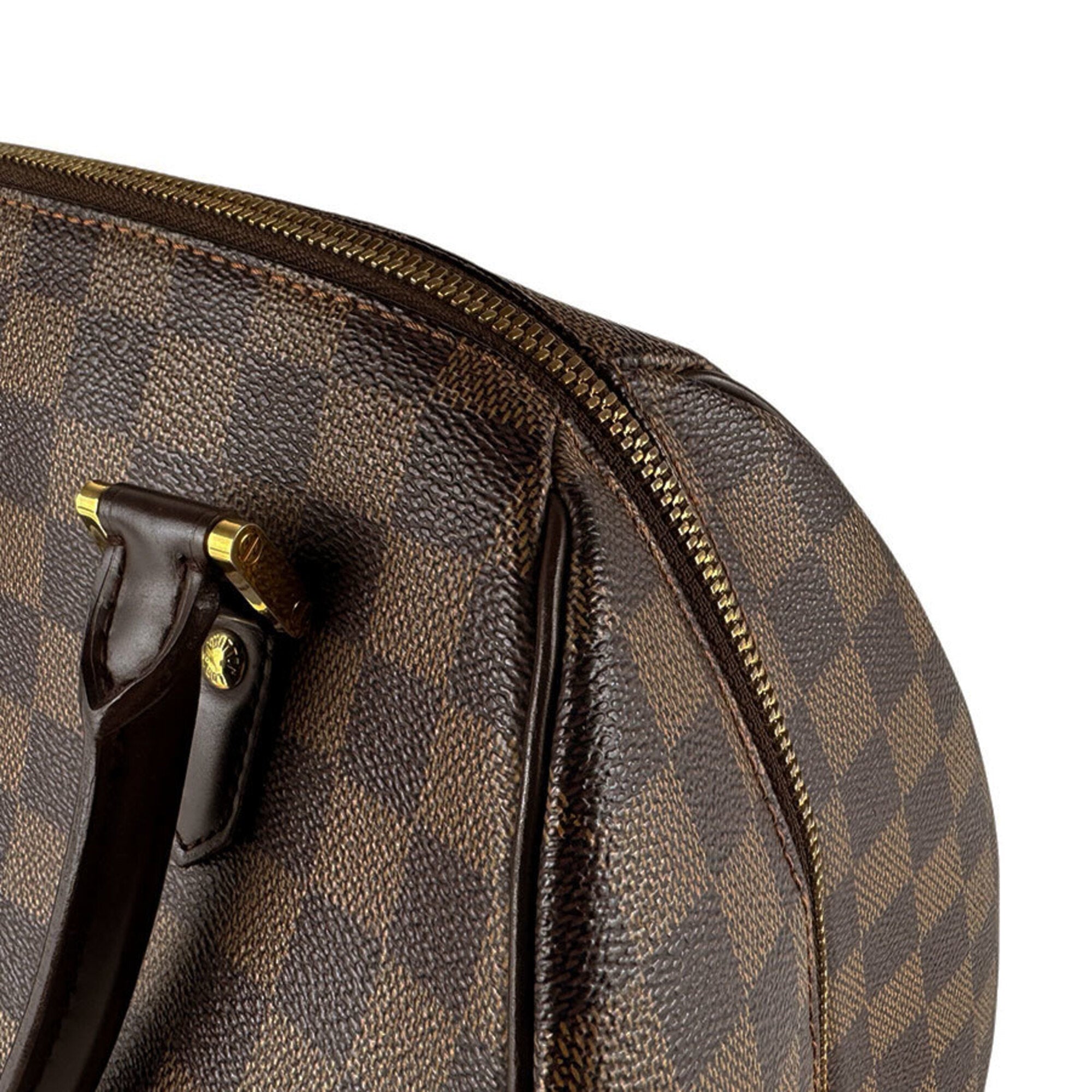 Louis Vuitton Damier Canvas Ebene Damier Canvas Handbag (Pre-Owned)